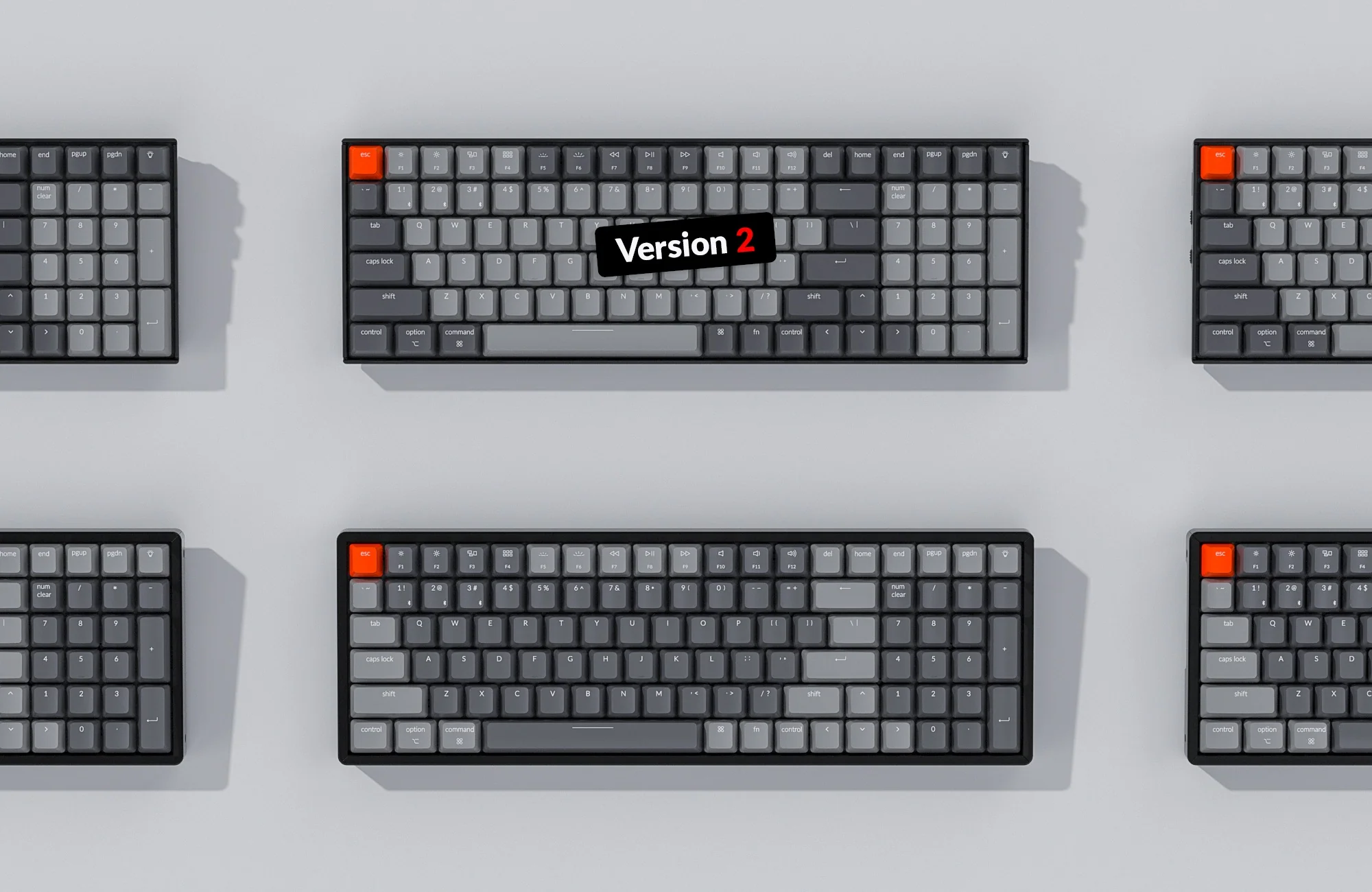 Clavier mécanique sans fil Keychron K4 (disposition ISO UK) - Version 2