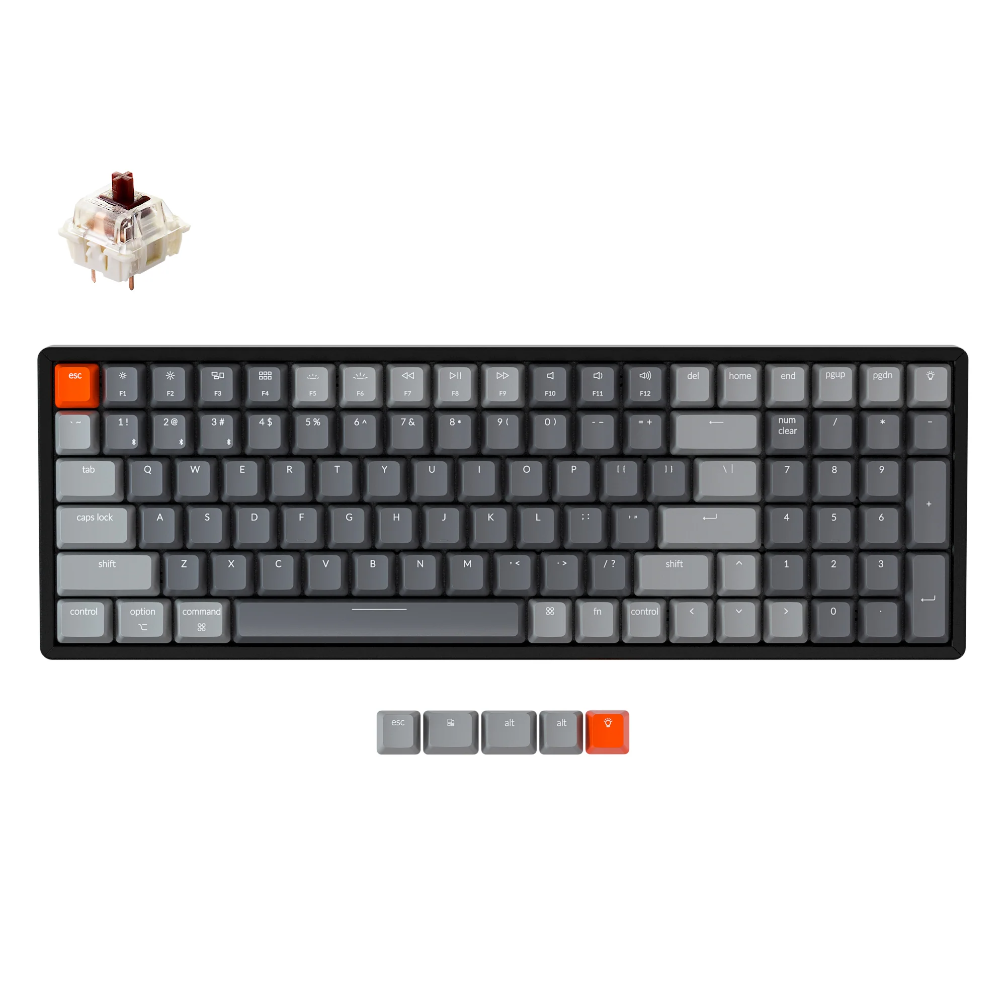 Teclado mecánico inalámbrico Keychron K4 (Versión 2)