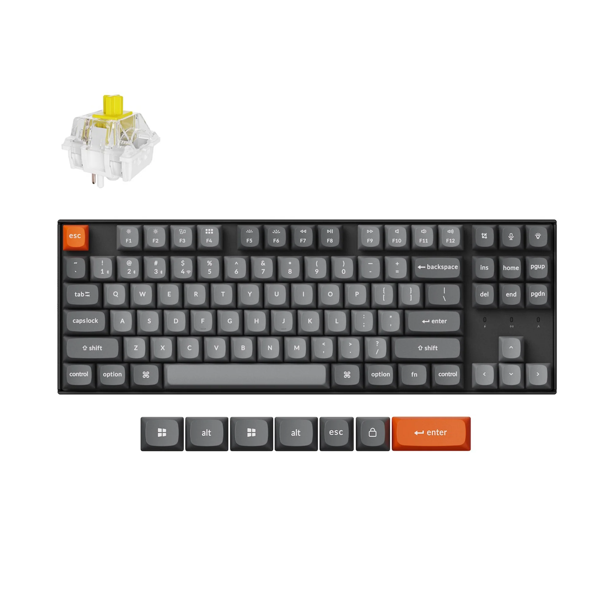 Keychron K8 Max QMK Teclado mecánico inalámbrico