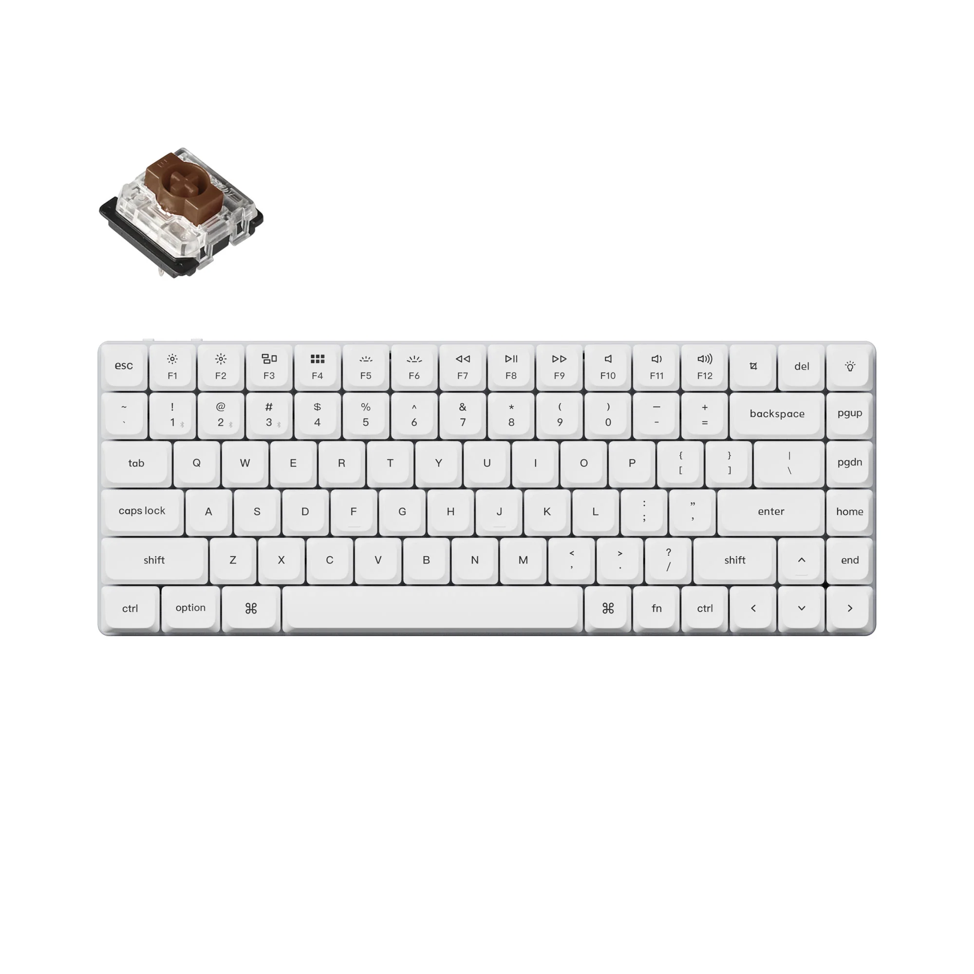 Teclado Mecânico Personalizado Sem Fio QMK/VIA Keychron K3 Pro