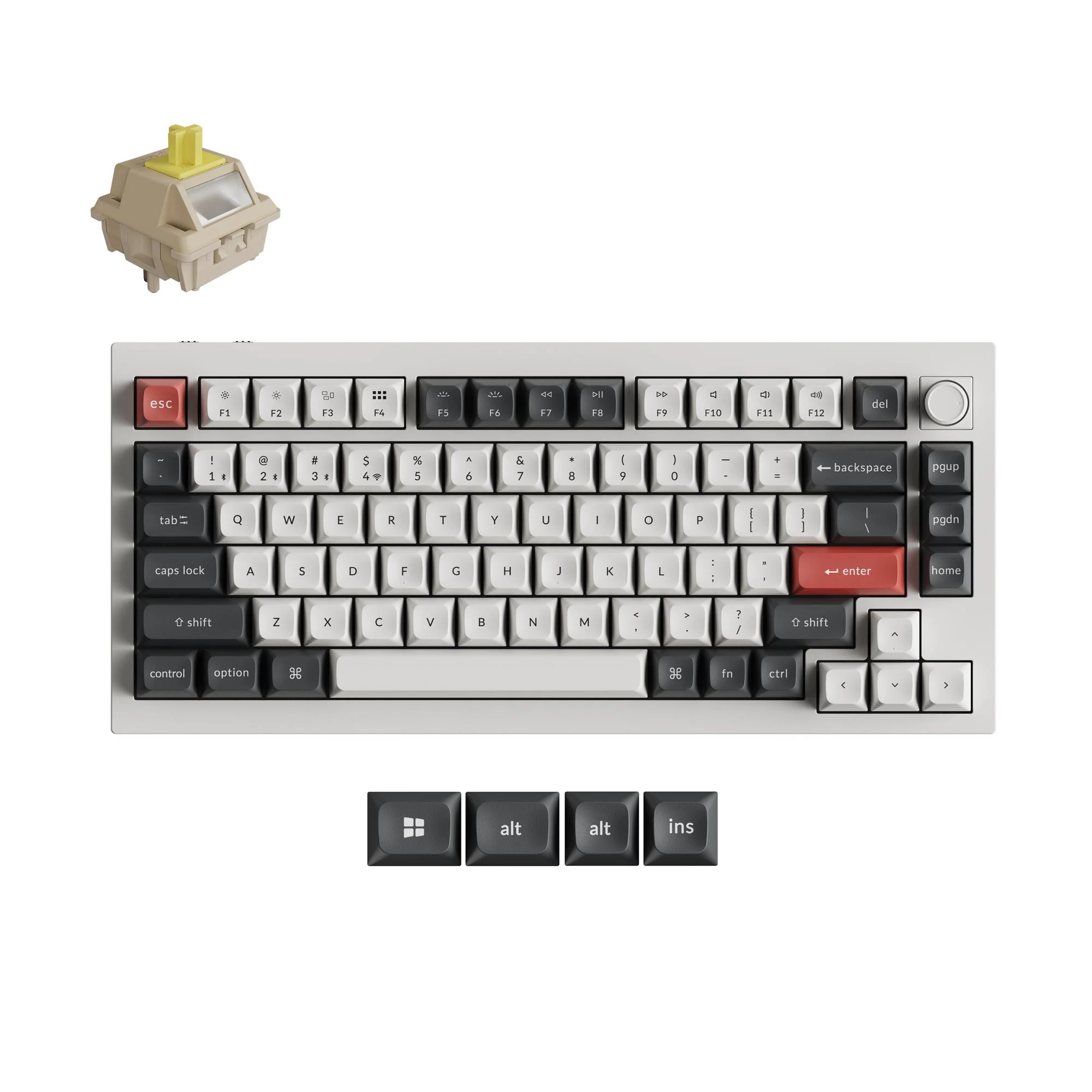Keychron Q1 Ultra 8K langaton custom-mekaaninen näppäimistö