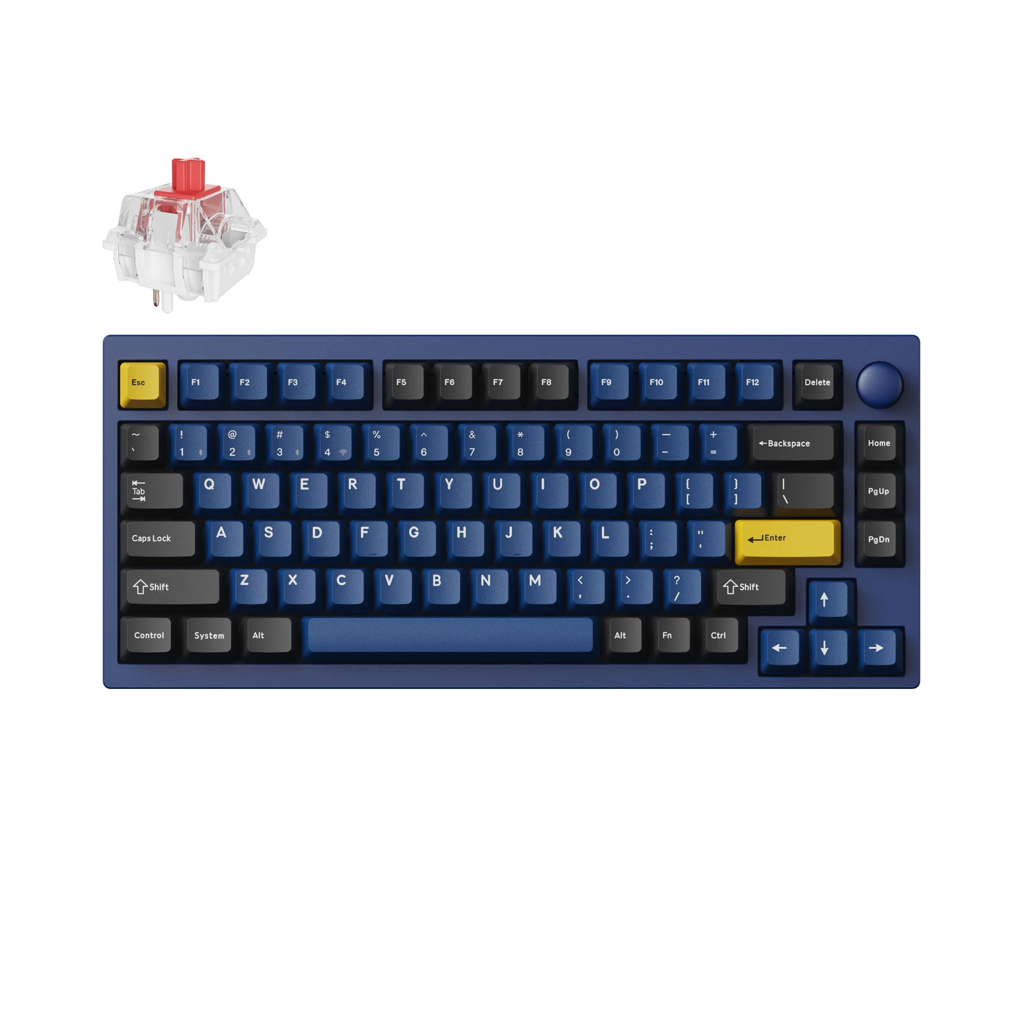 Lemokey P1 QMK/VIA mukautettu pelinäppäimistö