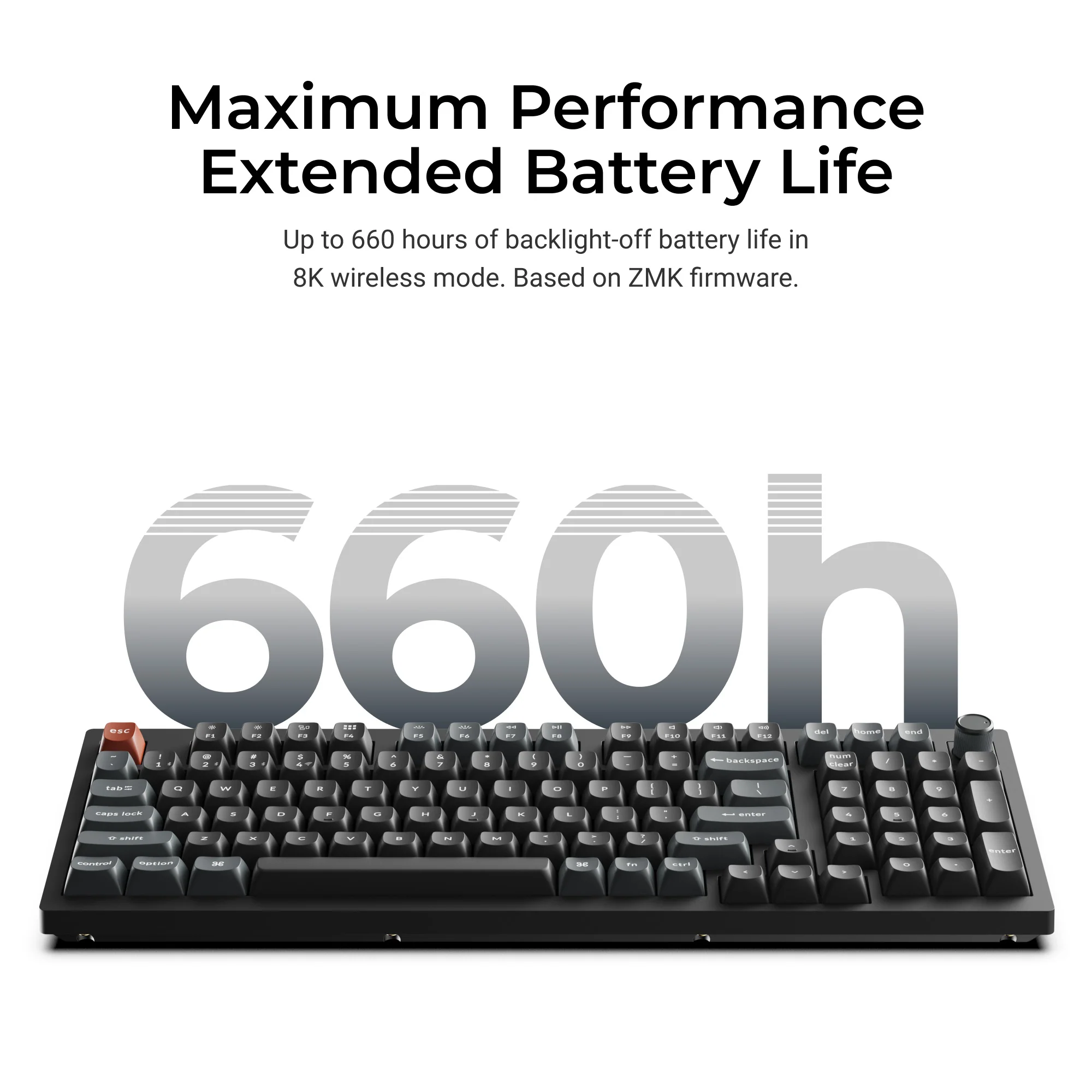Teclado mecánico personalizado inalámbrico Keychron V5 Ultra 8K