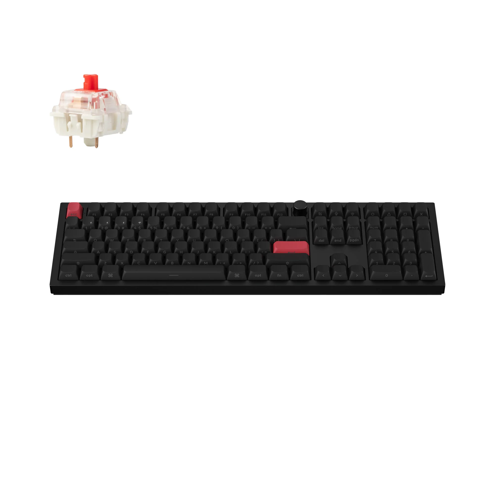 Keychron Q6 Max QMK/VIA langaton mukautettu mekaaninen näppäimistö