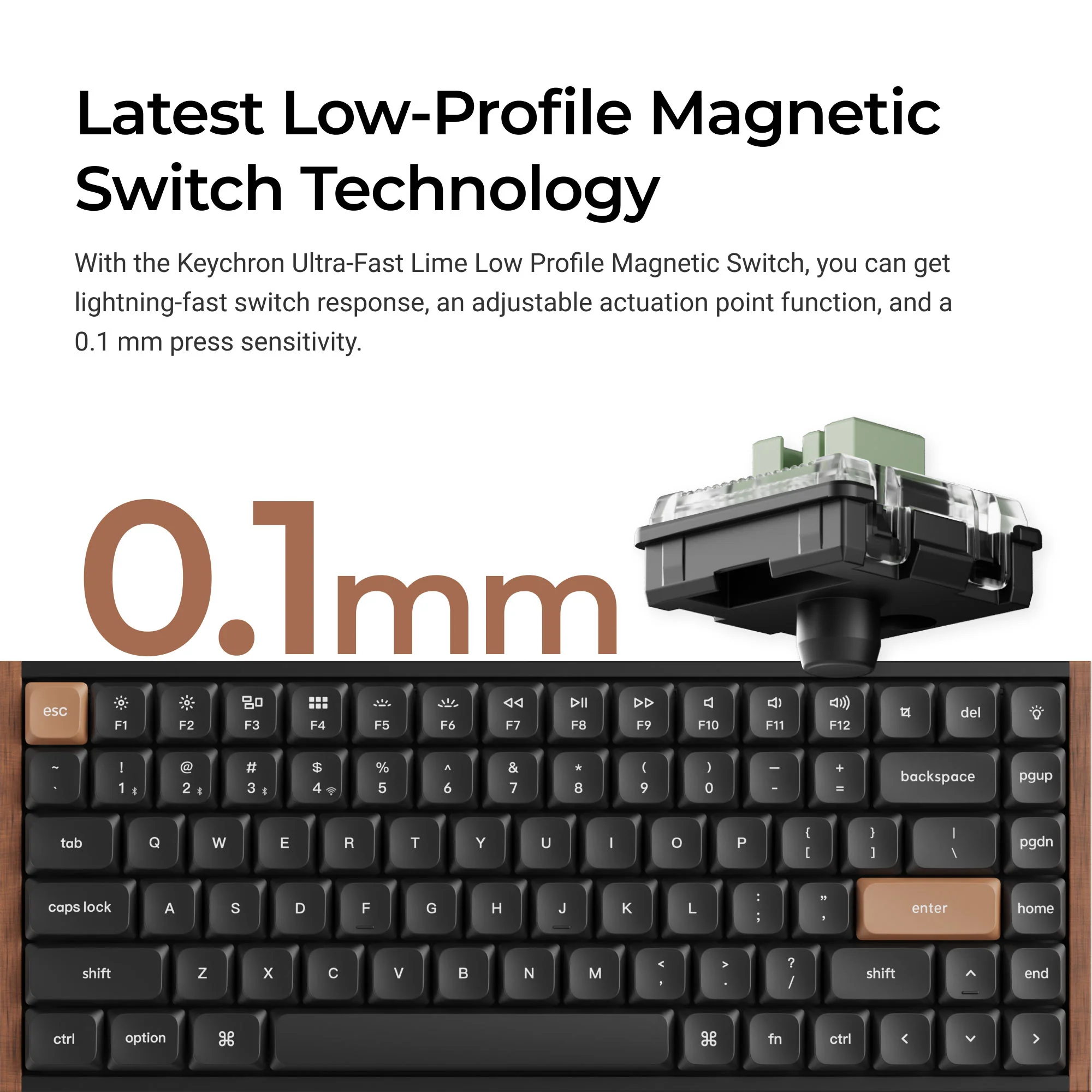 Keychron K3 HE Wireless Magnetic Switch Custom Keyboard