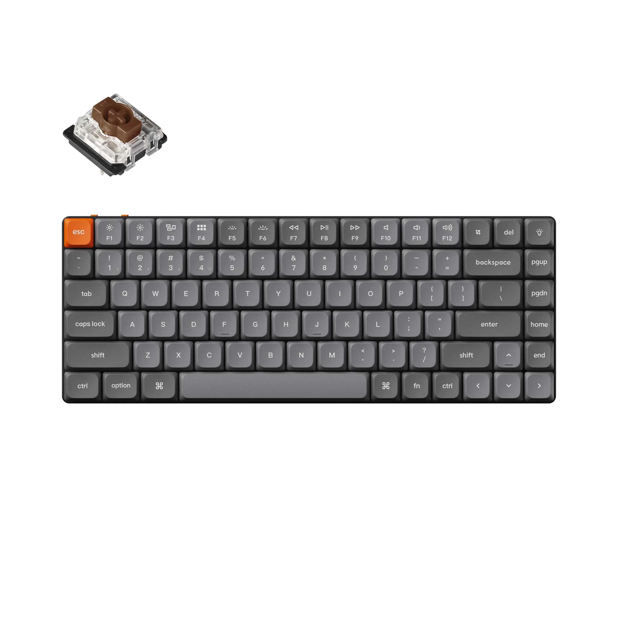 Keychron K3 Max QMK/VIA langaton mukautettava mekaaninen näppäimistö