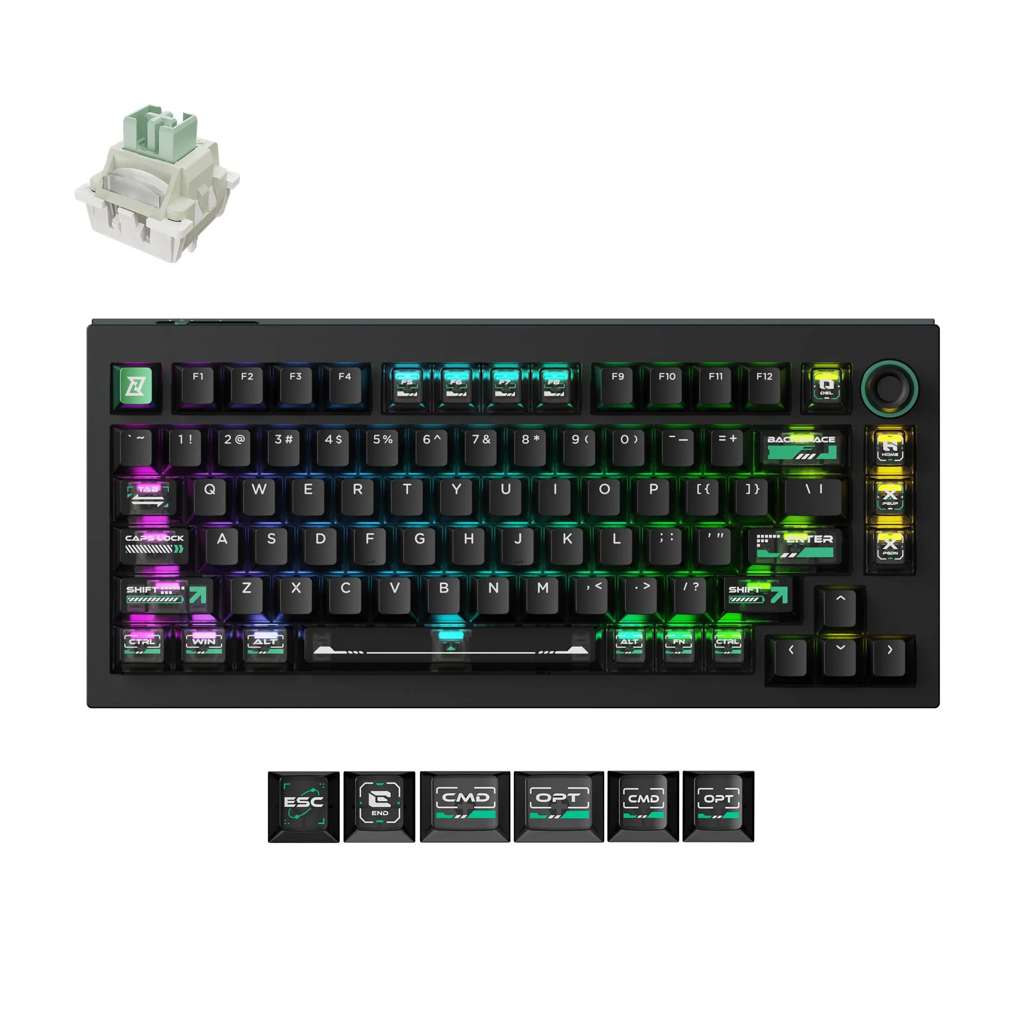Lemokey L5 HE custom gaming-tastatur med magnetisk switch