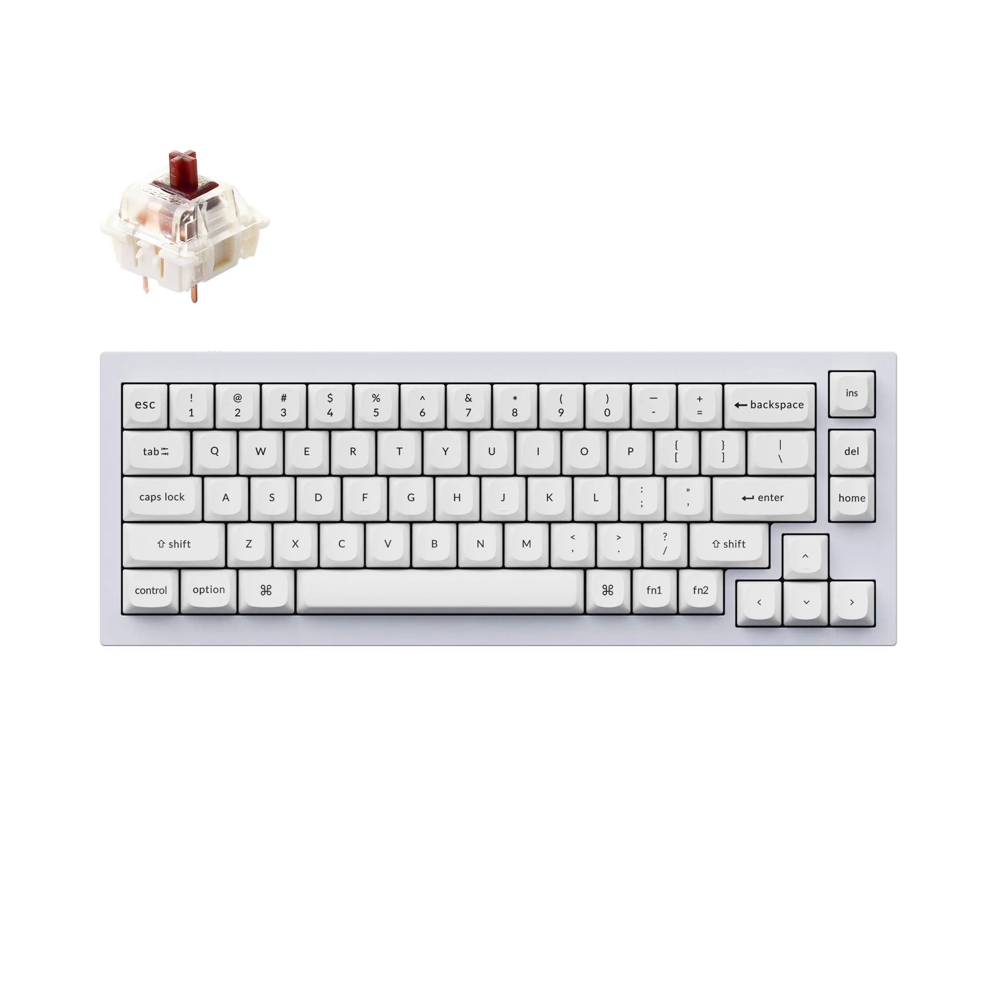 Teclado Mecânico Customizado QMK Keychron Q2