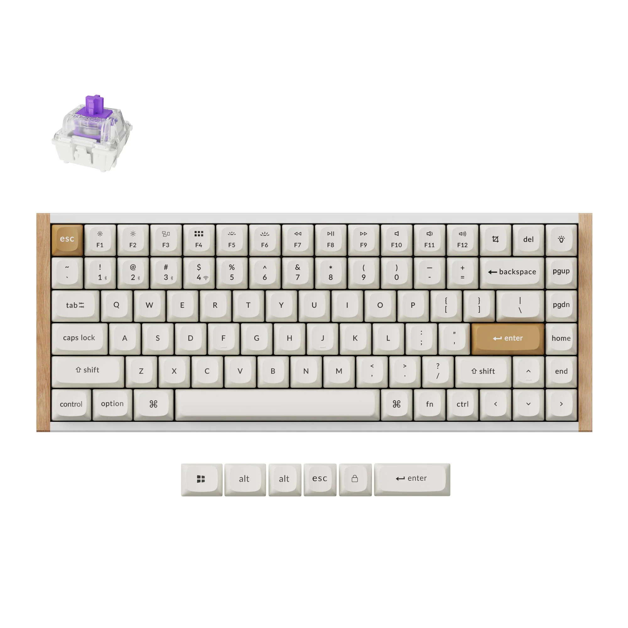 Keychron K2 HE kabellose Custom-Tastatur mit Magnetschaltern