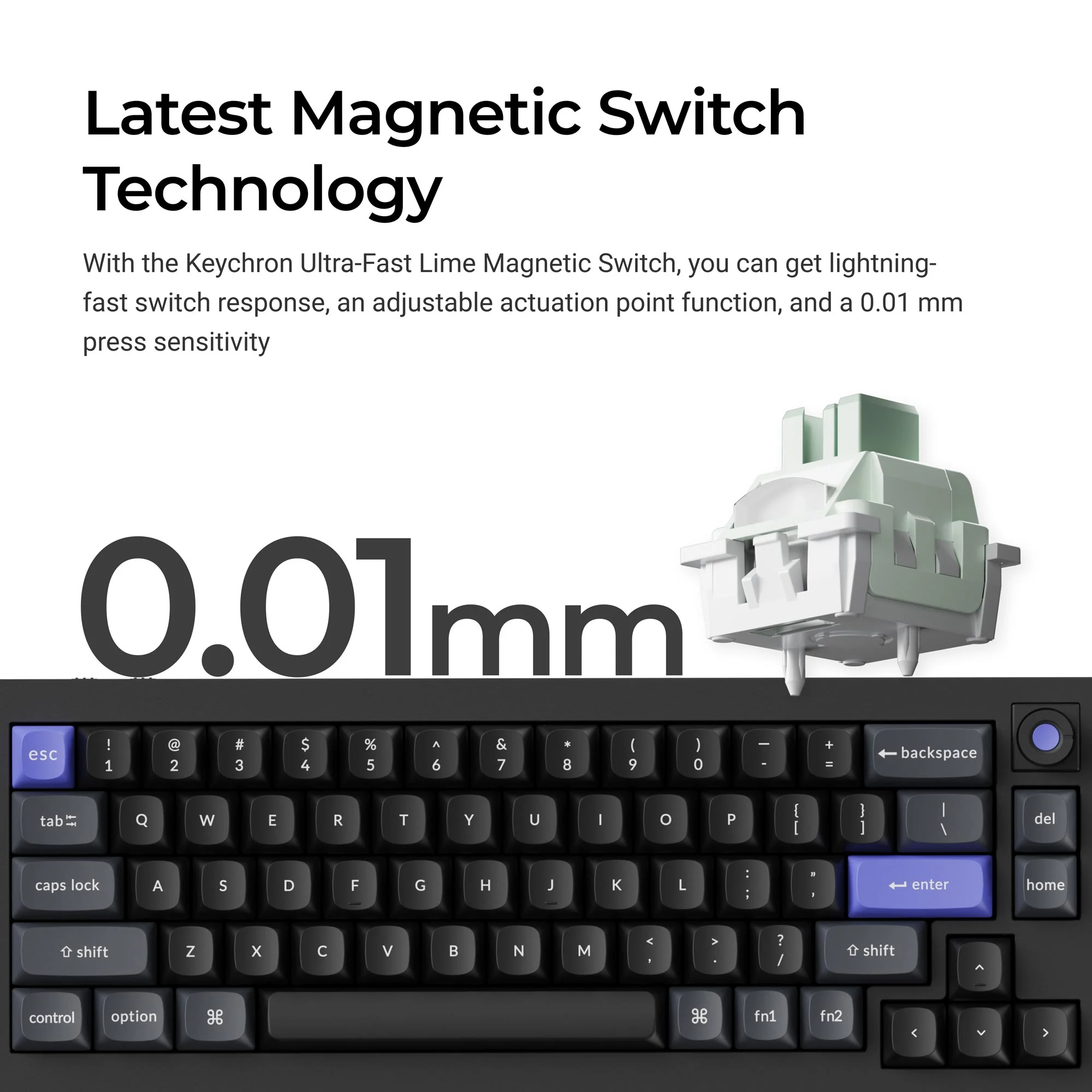 Keychron Q2 HE 8K Magnetic Switch Keyboard