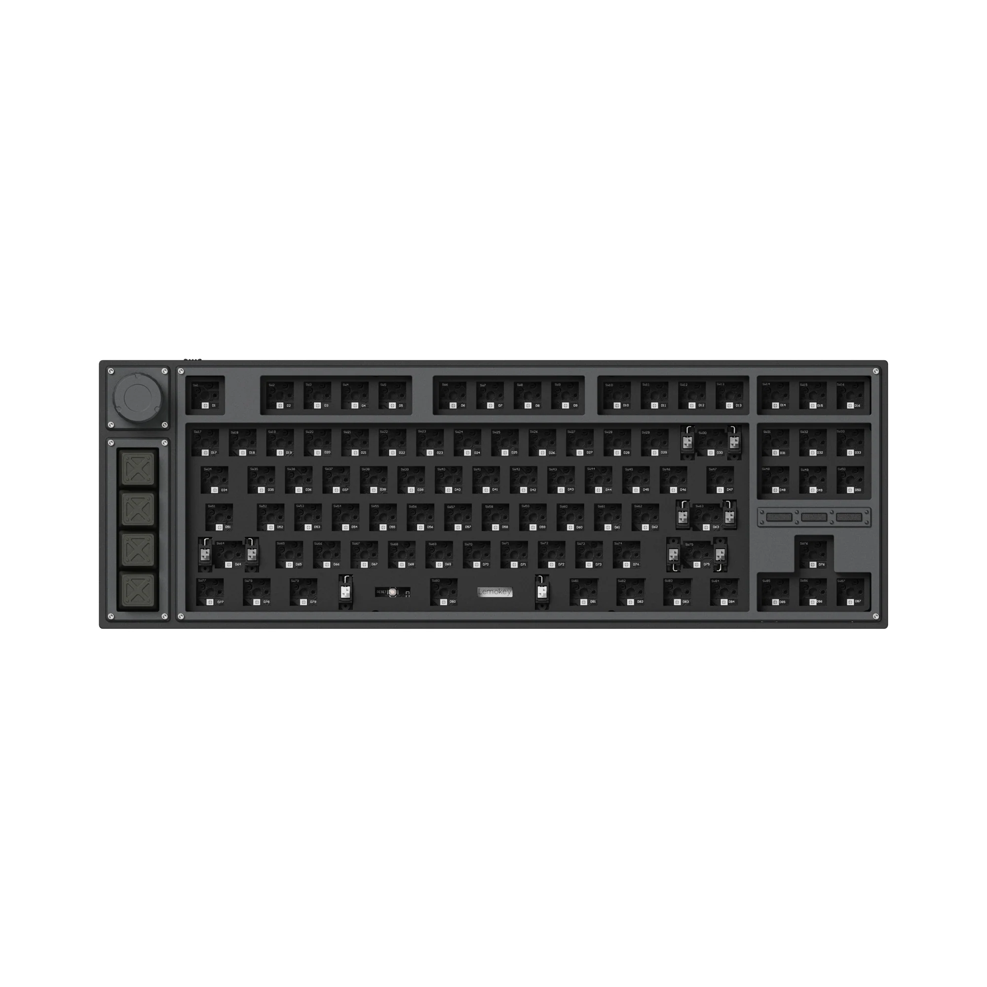 Teclado Mecânico Personalizado Sem Fio Lemokey L3 QMK/VIA