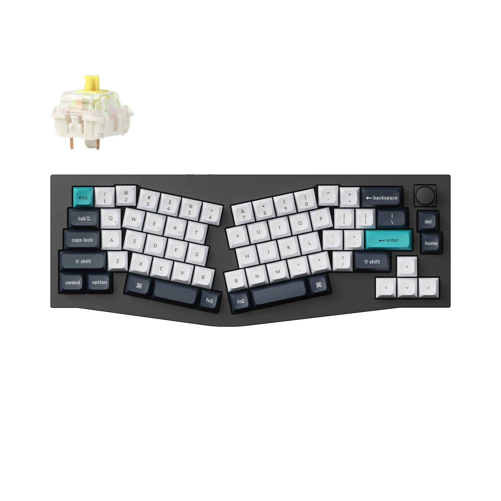 Keychron Q8 Max (distribución Alice) QMK/VIA Teclado mecánico inalámbrico personalizado