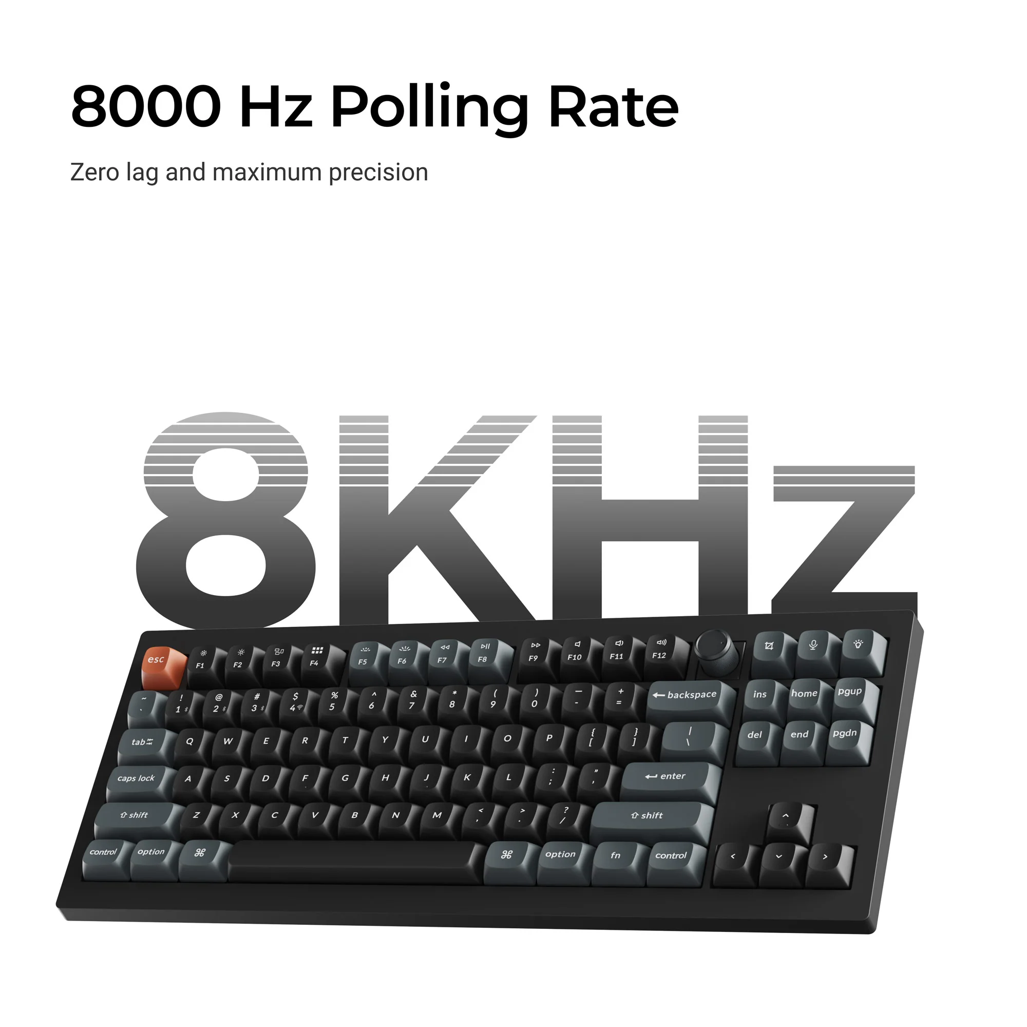 Keychron V3 Ultra 8K langaton mukautettava mekaaninen näppäimistö