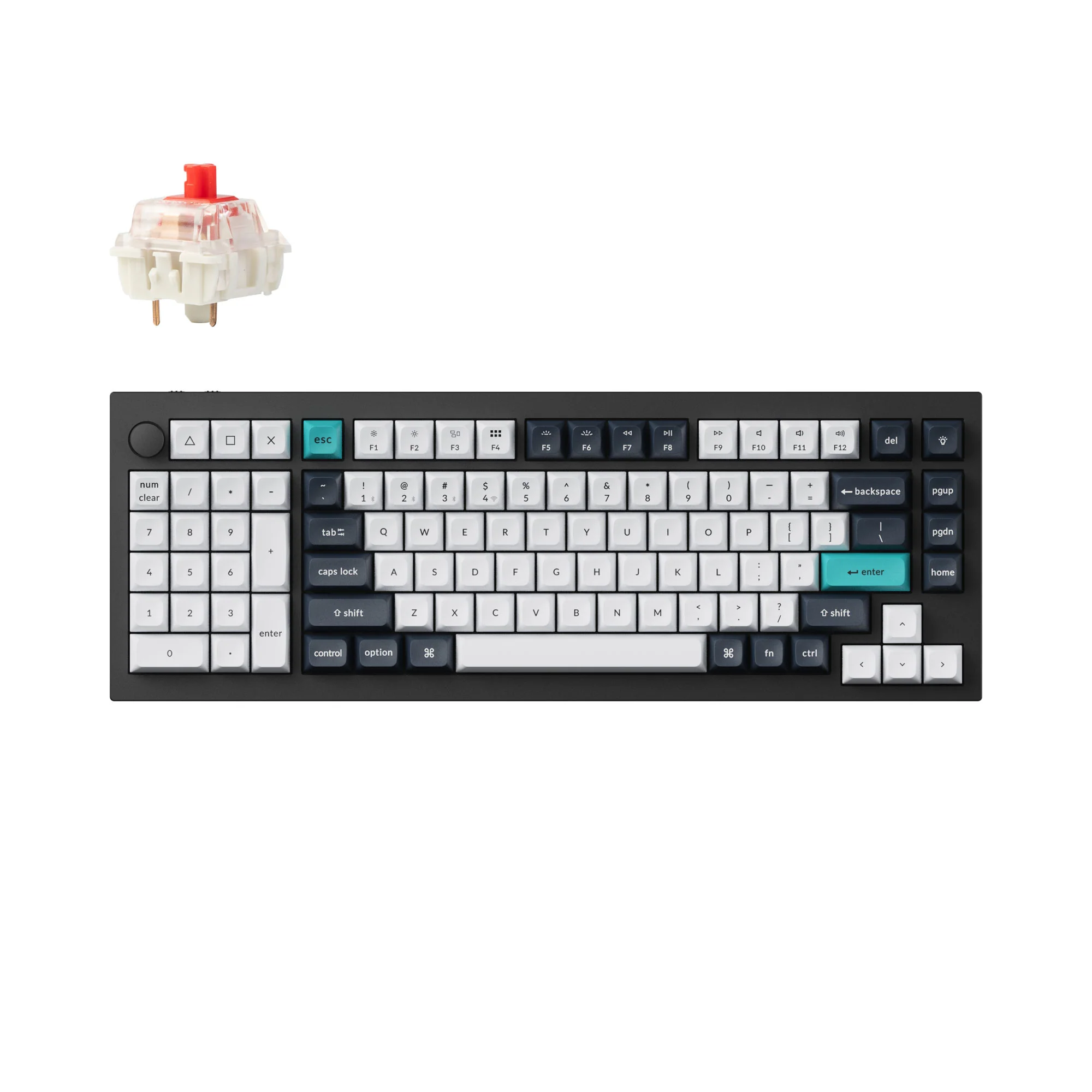 Clavier mécanique sans fil personnalisé Keychron Q12 Max QMK/VIA