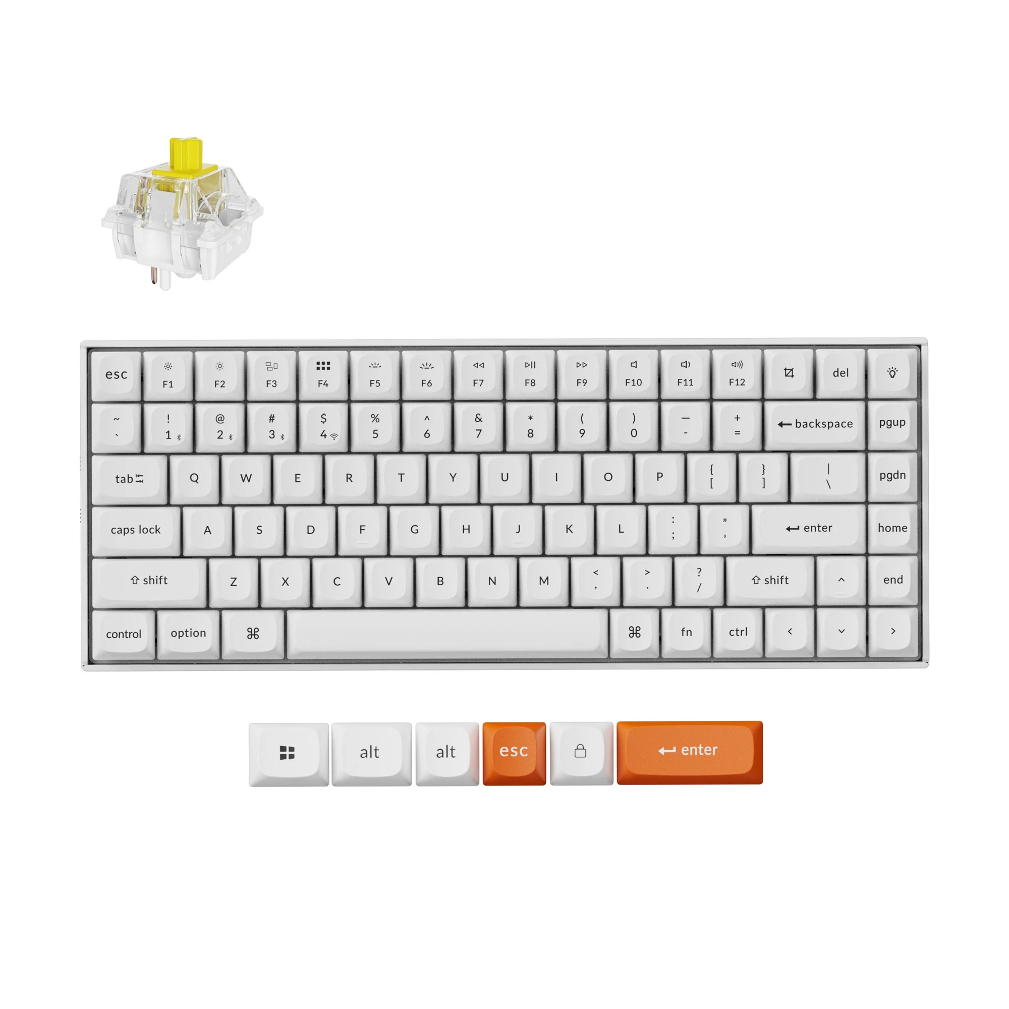 Keychron K2 Max QMK Teclado mecánico inalámbrico
