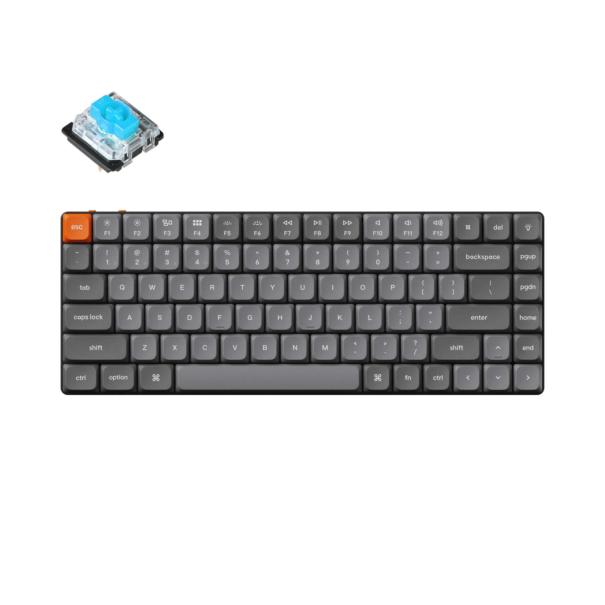 Keychron K3 Max QMK/VIA langaton mukautettava mekaaninen näppäimistö