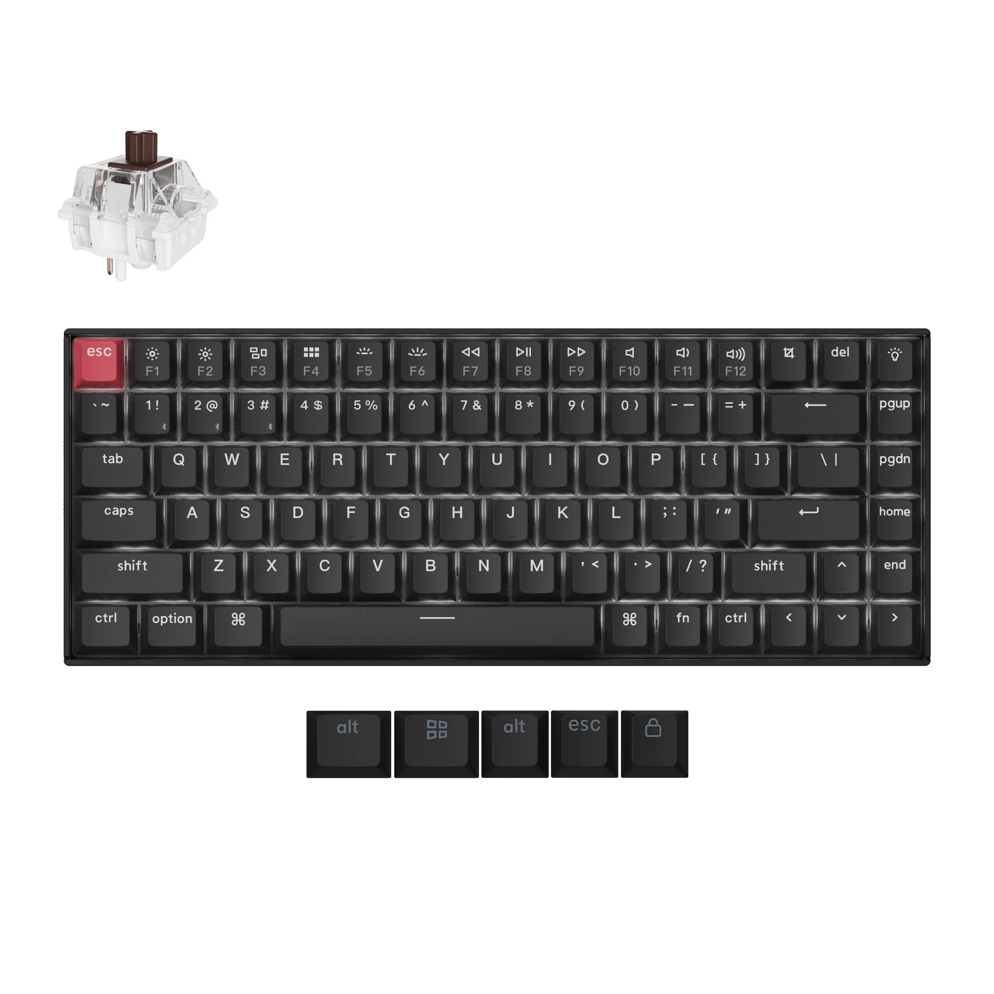 Keychron K2 QMK Teclado mecánico inalámbrico (Versión 3)