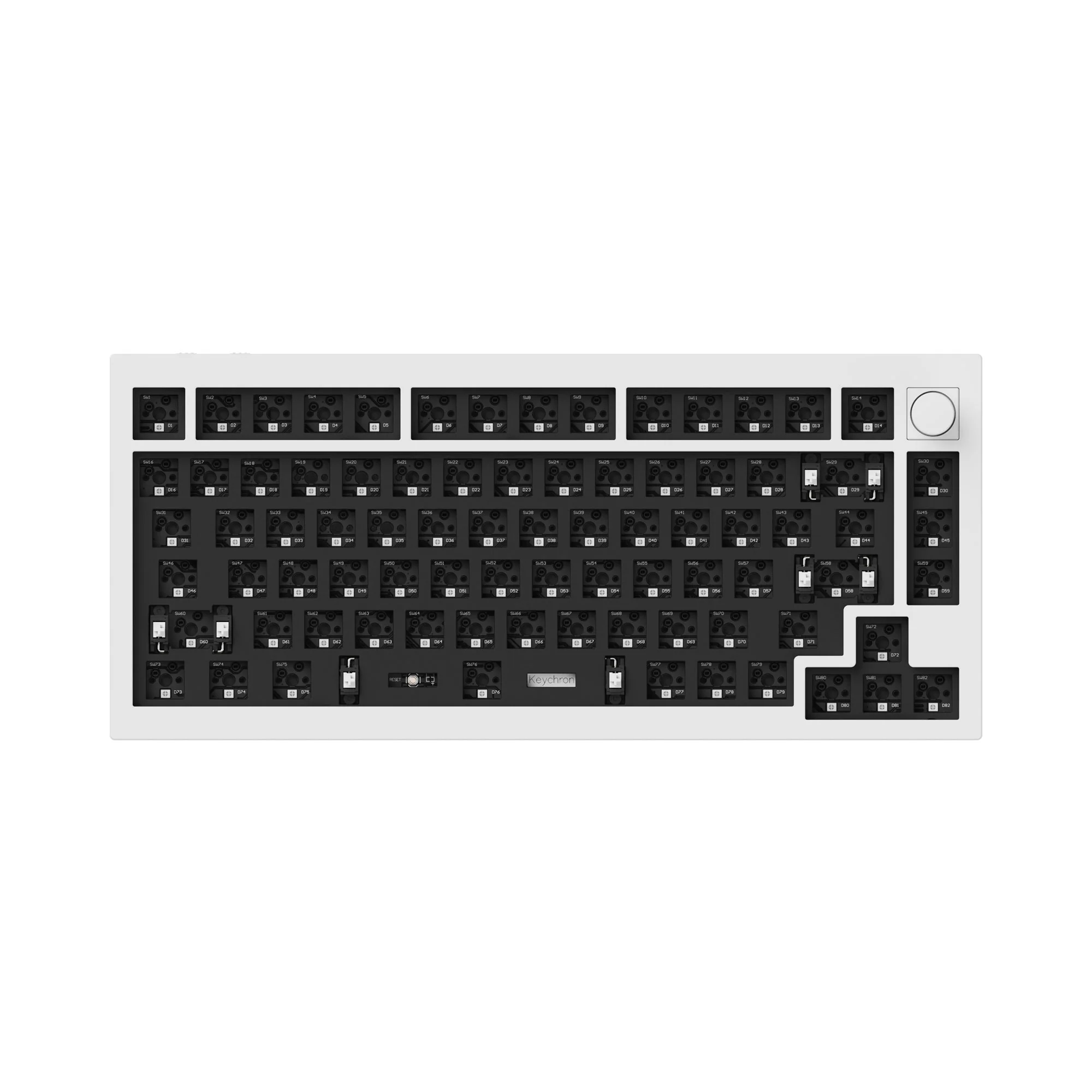 Keychron Q1 Pro QMK/VIA Teclado Mecânico Personalizado Sem Fio
