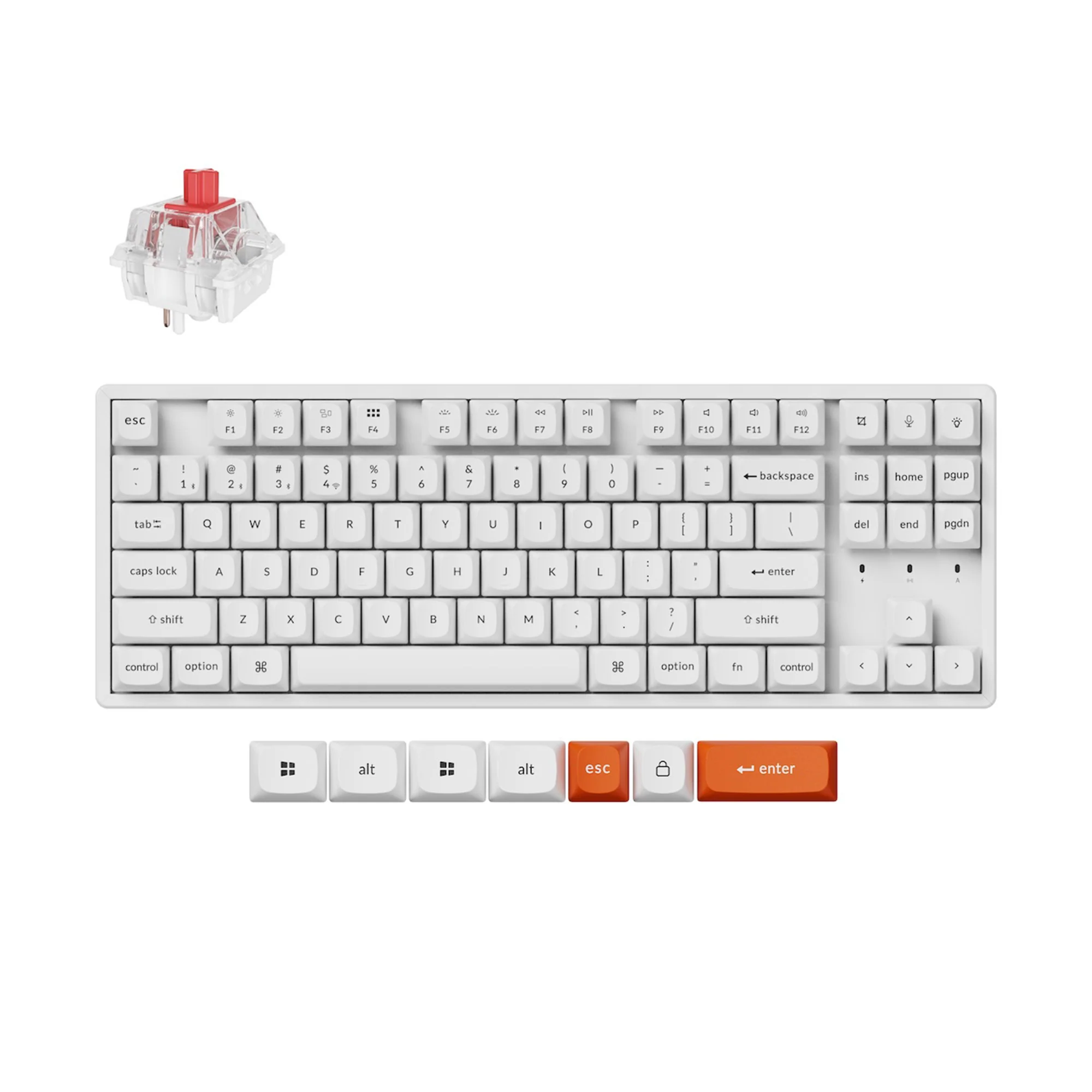 Keychron K8 Max QMK Teclado mecánico inalámbrico