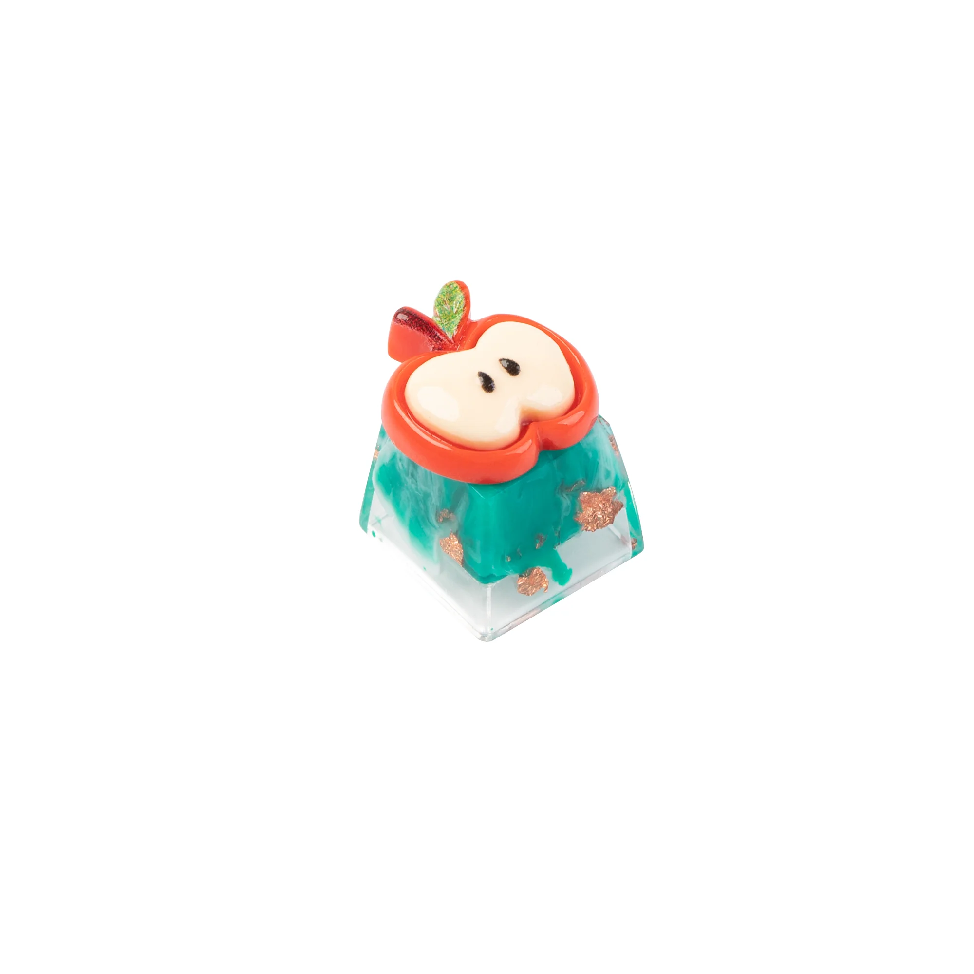 Keycap artesanal de resina Fruta Linda