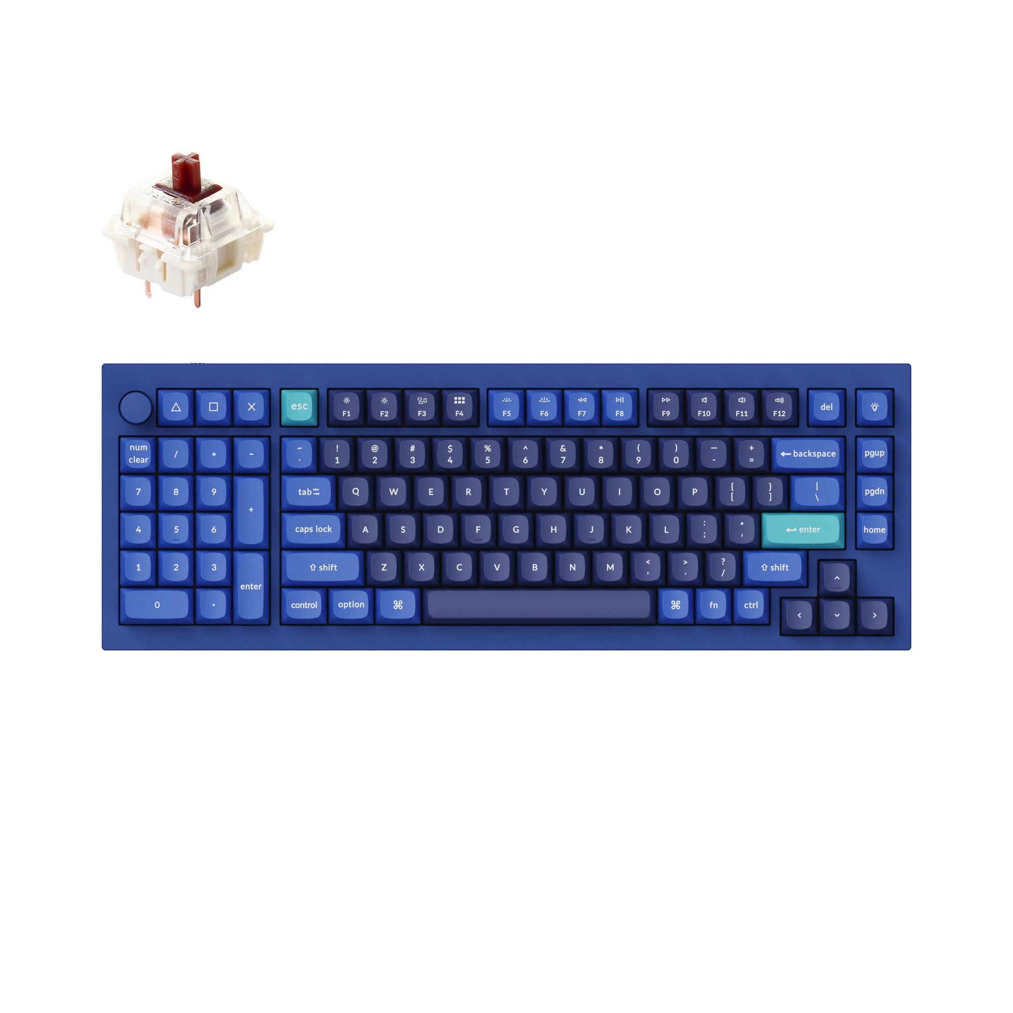Keychron Q12 QMK Teclado Mecânico Personalizado