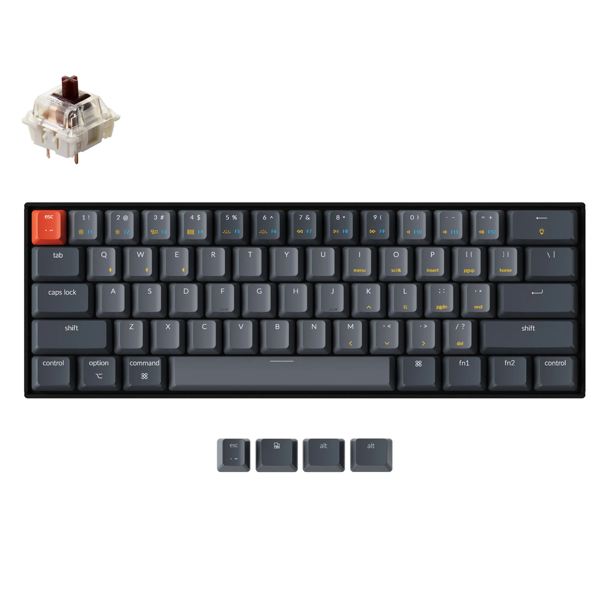 Bezprzewodowa mechaniczna klawiatura Keychron K12