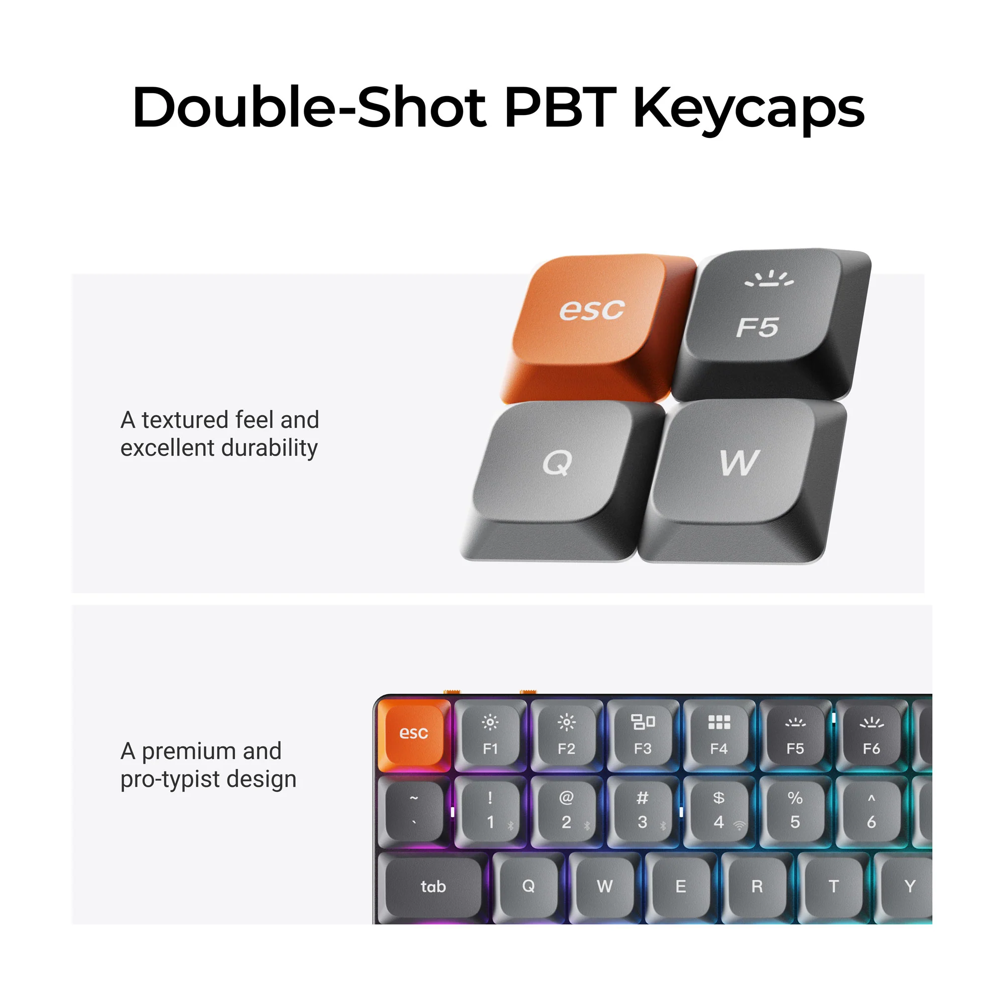 Keychron K3 Max QMK/VIA langaton mukautettava mekaaninen näppäimistö