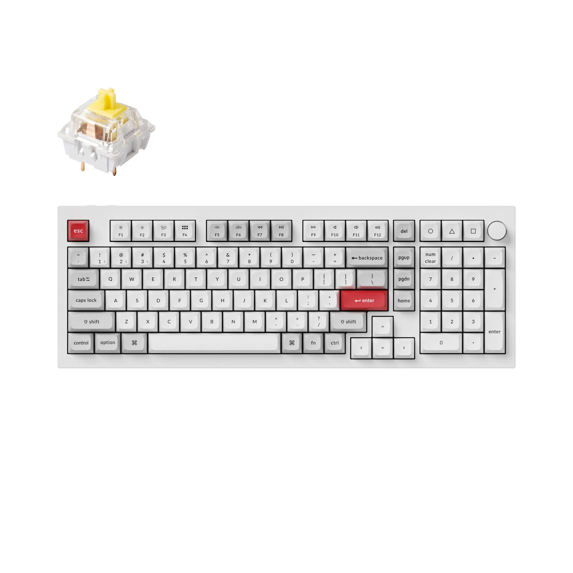 Keychron Q5 Pro QMK/VIA Kabellose mechanische Custom-Tastatur