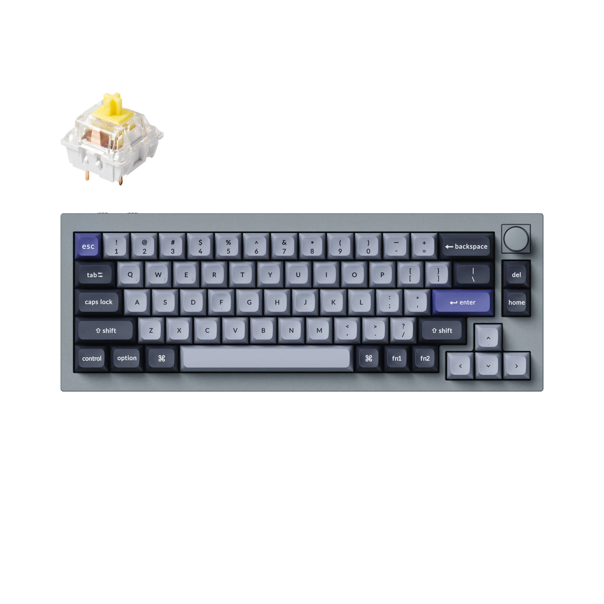 Keychron Q2 Pro QMK/VIA Teclado Mecânico Sem Fio Personalizado