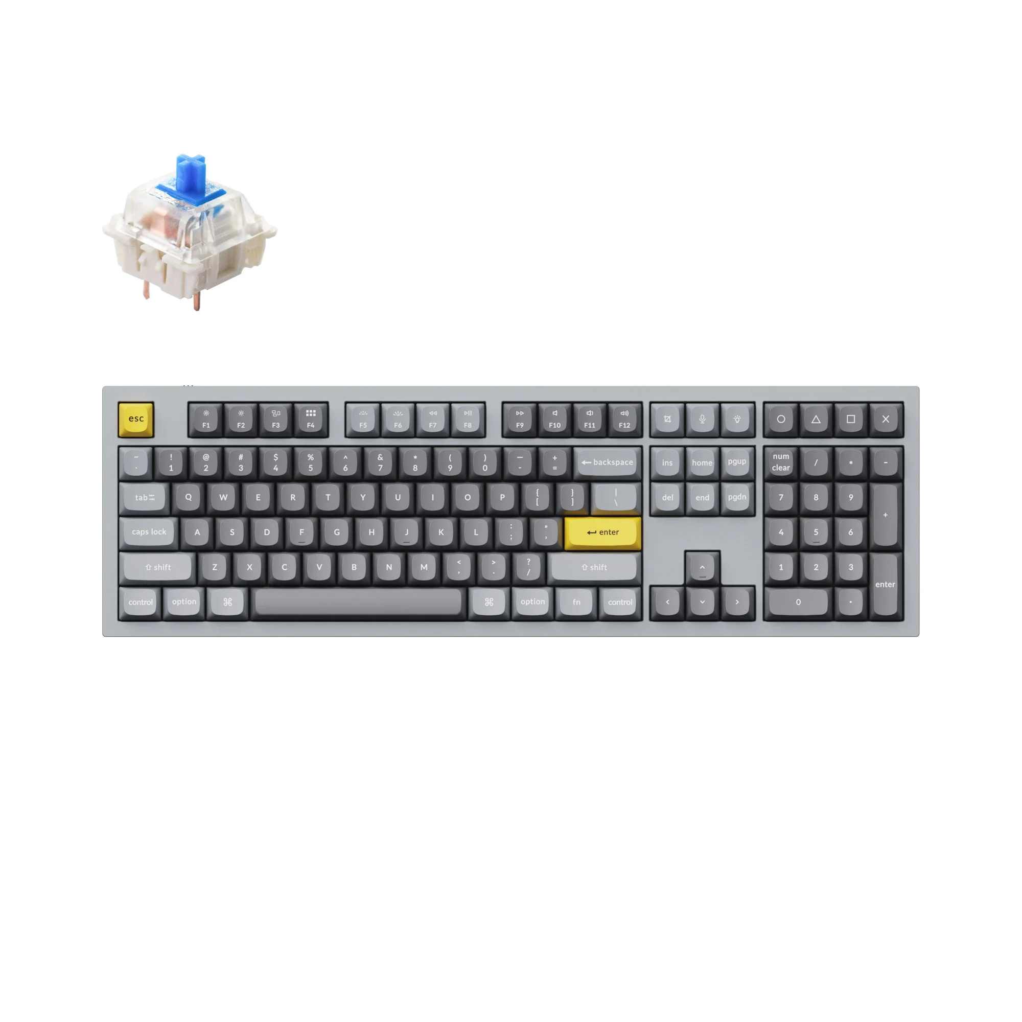 Teclado mecánico personalizado QMK Keychron Q6