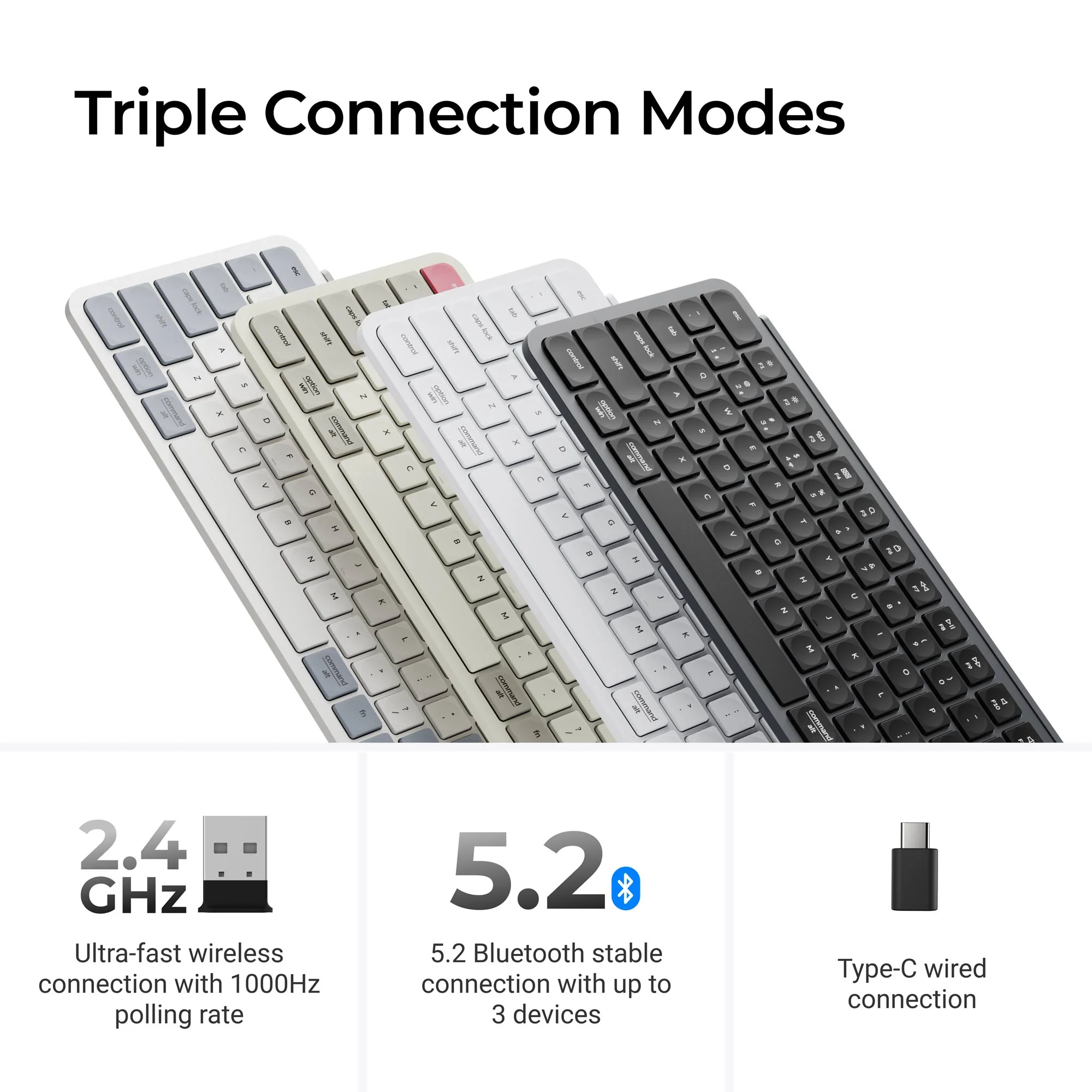 Keychron B6 Pro Ultra-Slim Trådløst Tastatur