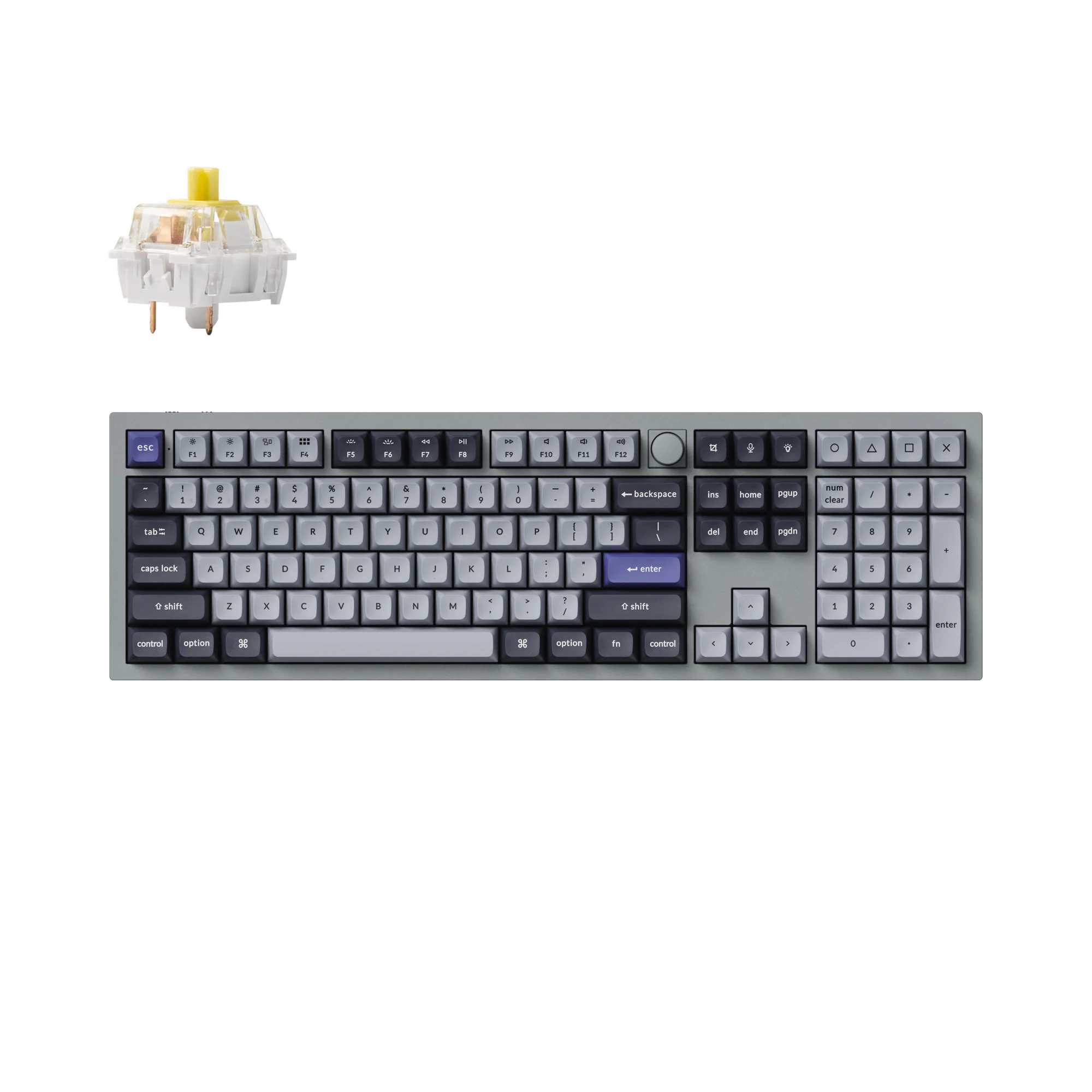 Keychron Q6 Pro QMK/VIA langaton mukautettu mekaaninen näppäimistö