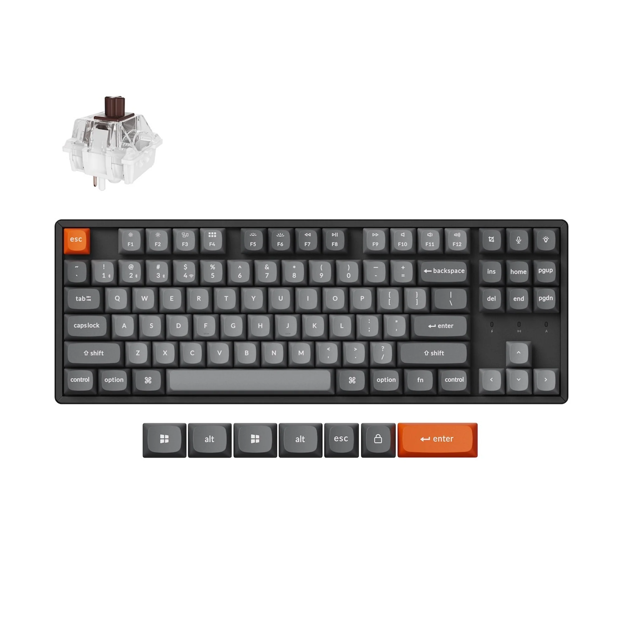 Keychron K8 Max QMK Teclado mecánico inalámbrico