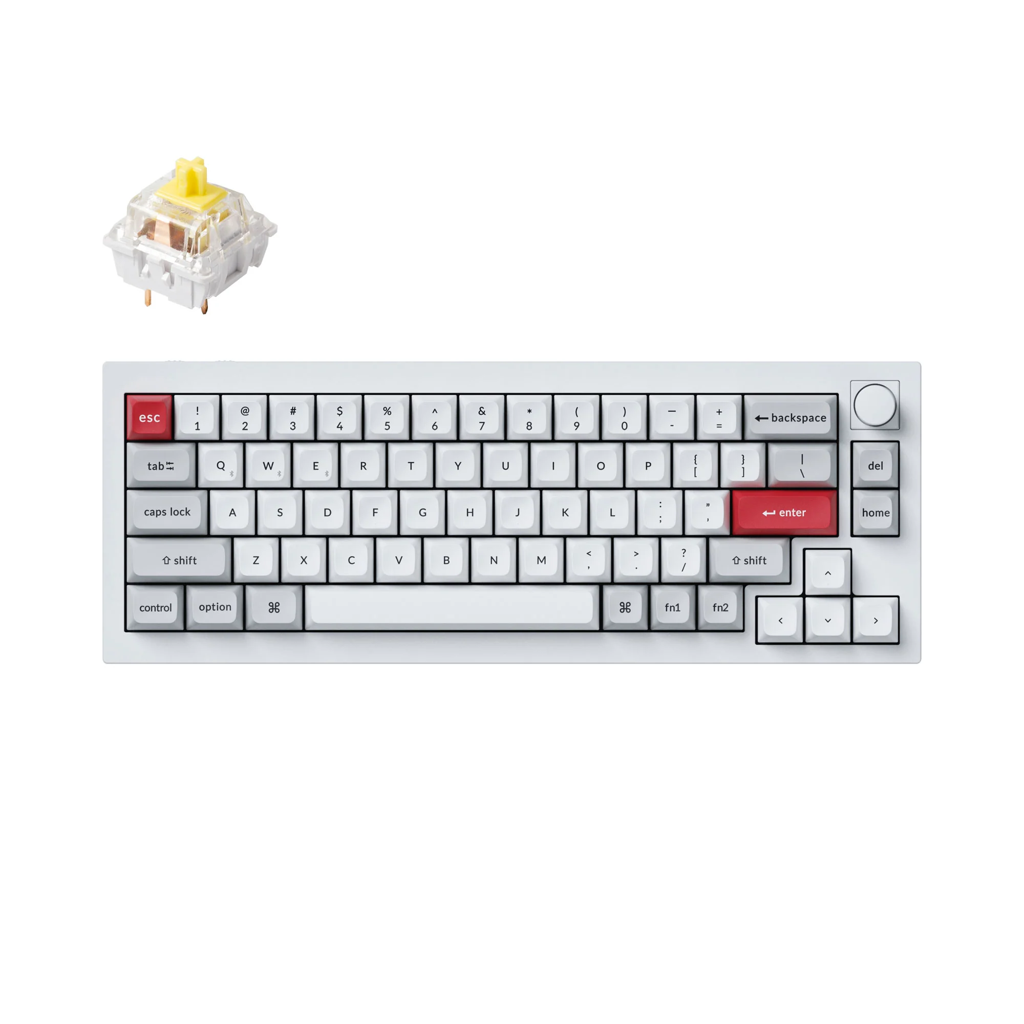 Keychron Q2 Pro QMK/VIA Teclado Mecânico Sem Fio Personalizado