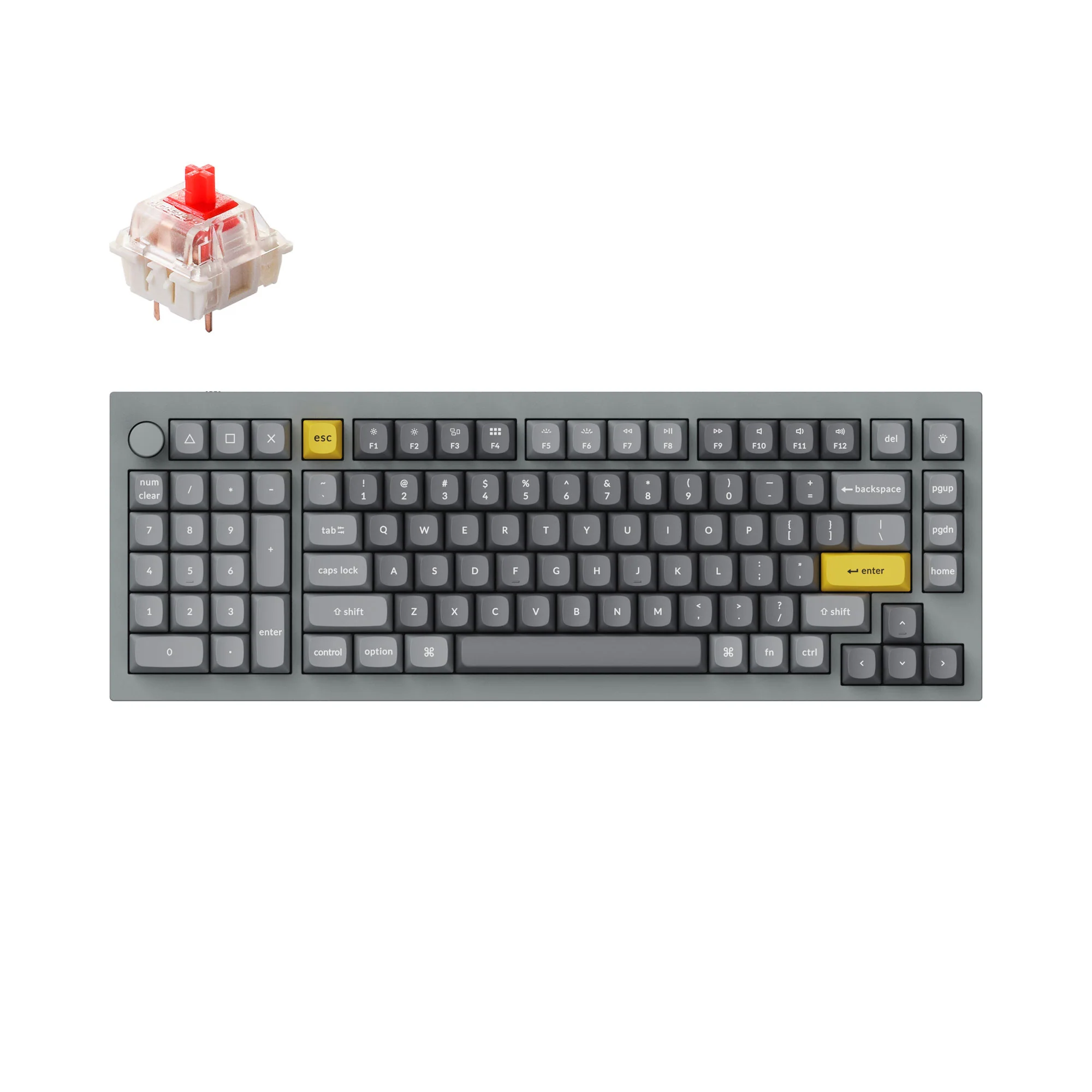 Keychron Q12 QMK Teclado Mecânico Personalizado