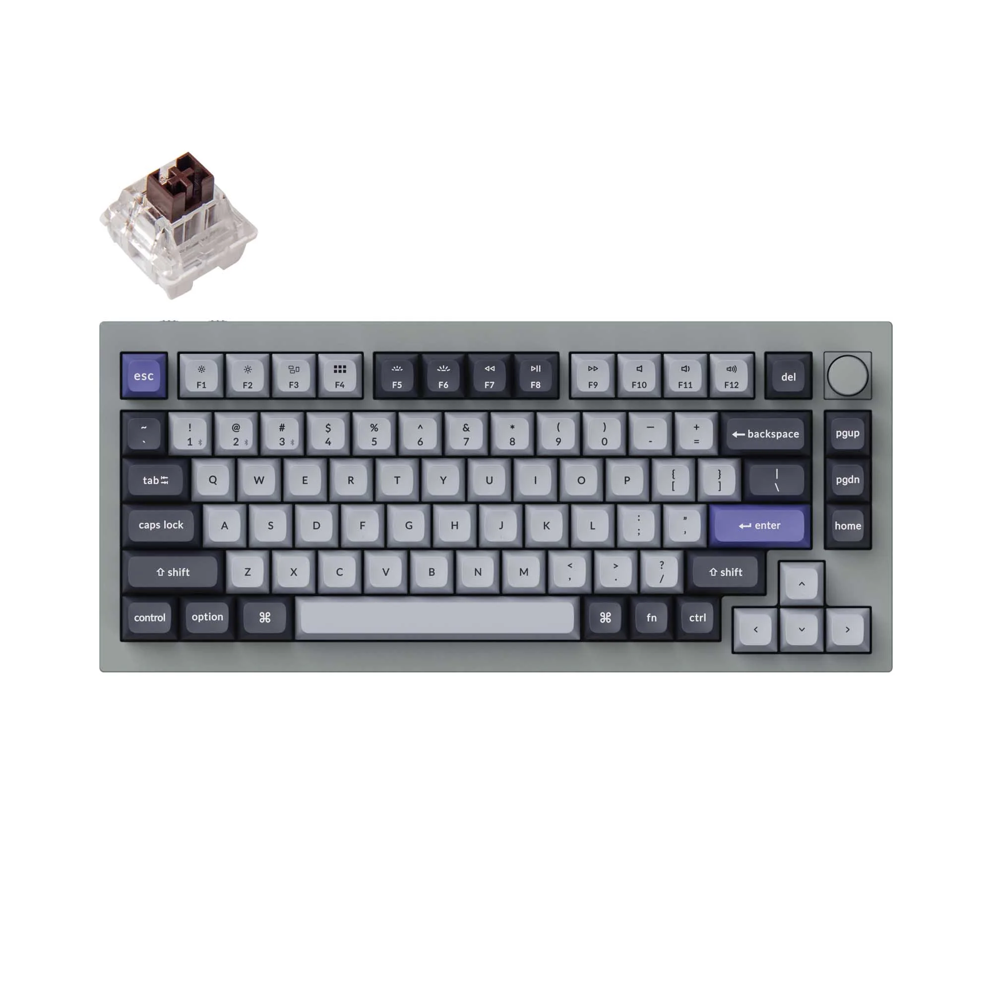 Keychron Q1 Pro QMK/VIA Teclado Mecânico Personalizado Sem Fio