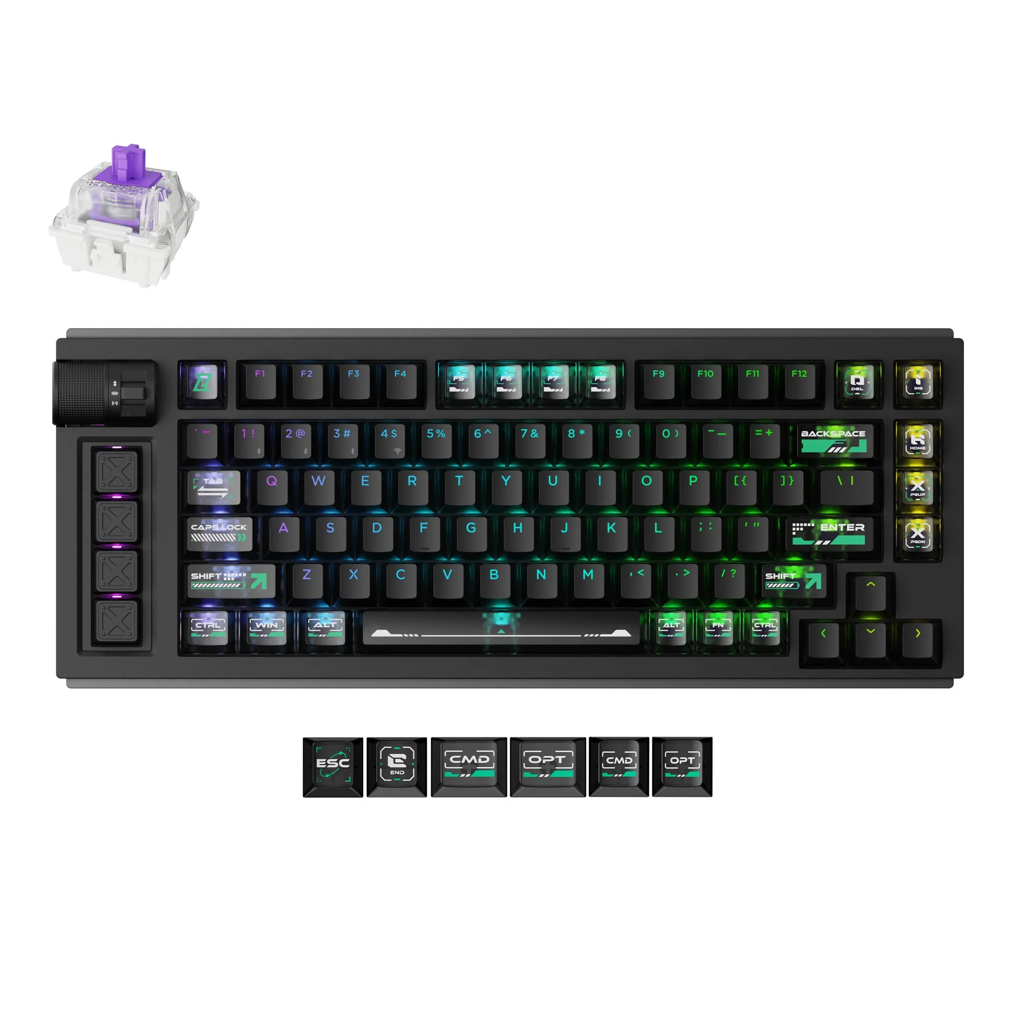 Lemokey L1 HE Teclado gaming personalizado inalámbrico con interruptor magnético