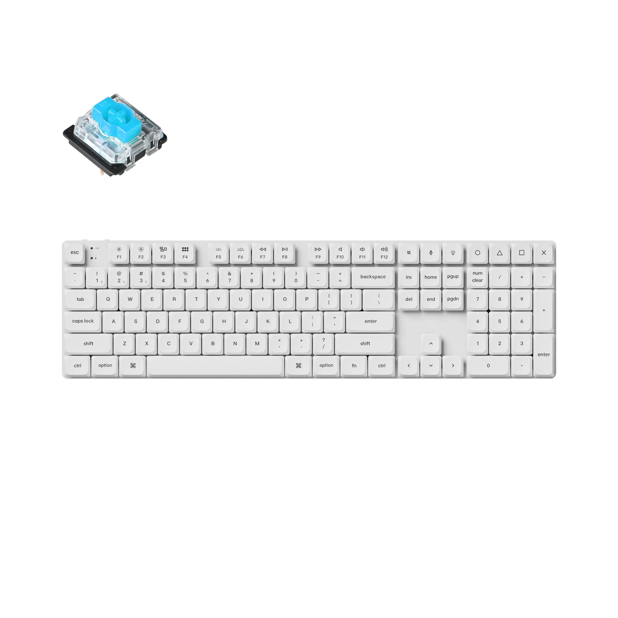 Bezprzewodowa klawiatura mechaniczna custom Keychron K5 Pro QMK/VIA