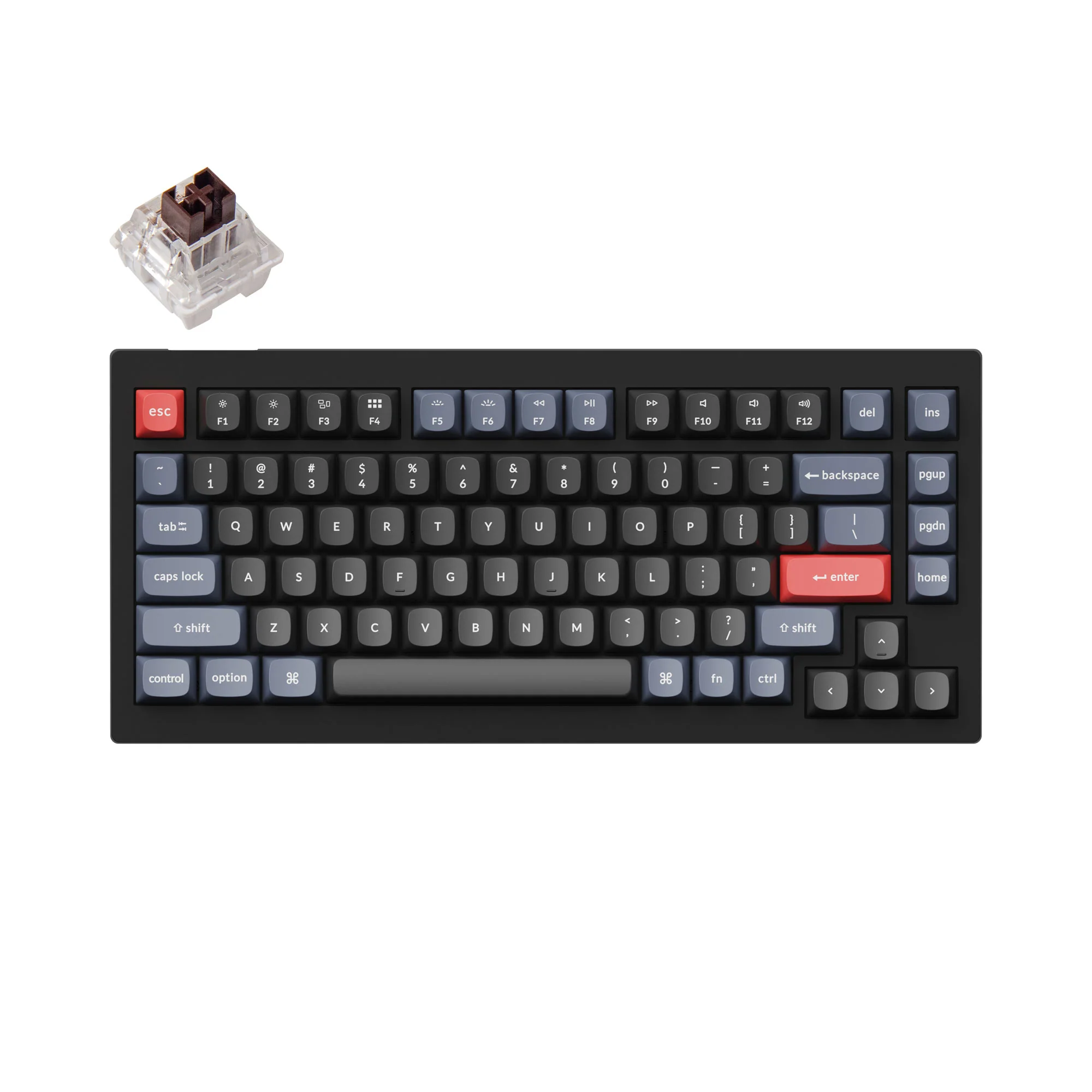 Keychron V1 QMK custom mekanisk tastatur