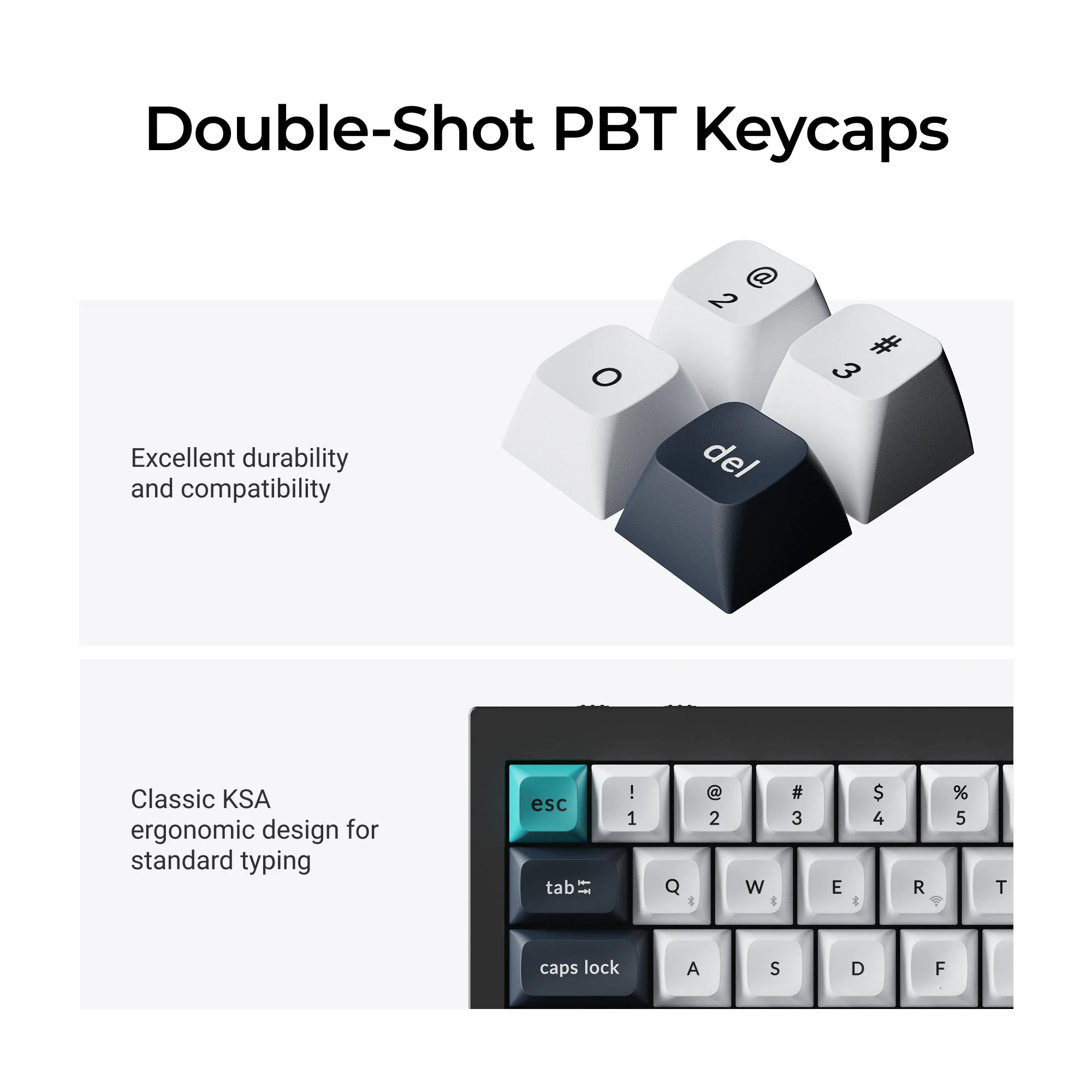 Keychron Q2 Max QMK/VIA langaton mukautettu mekaaninen näppäimistö
