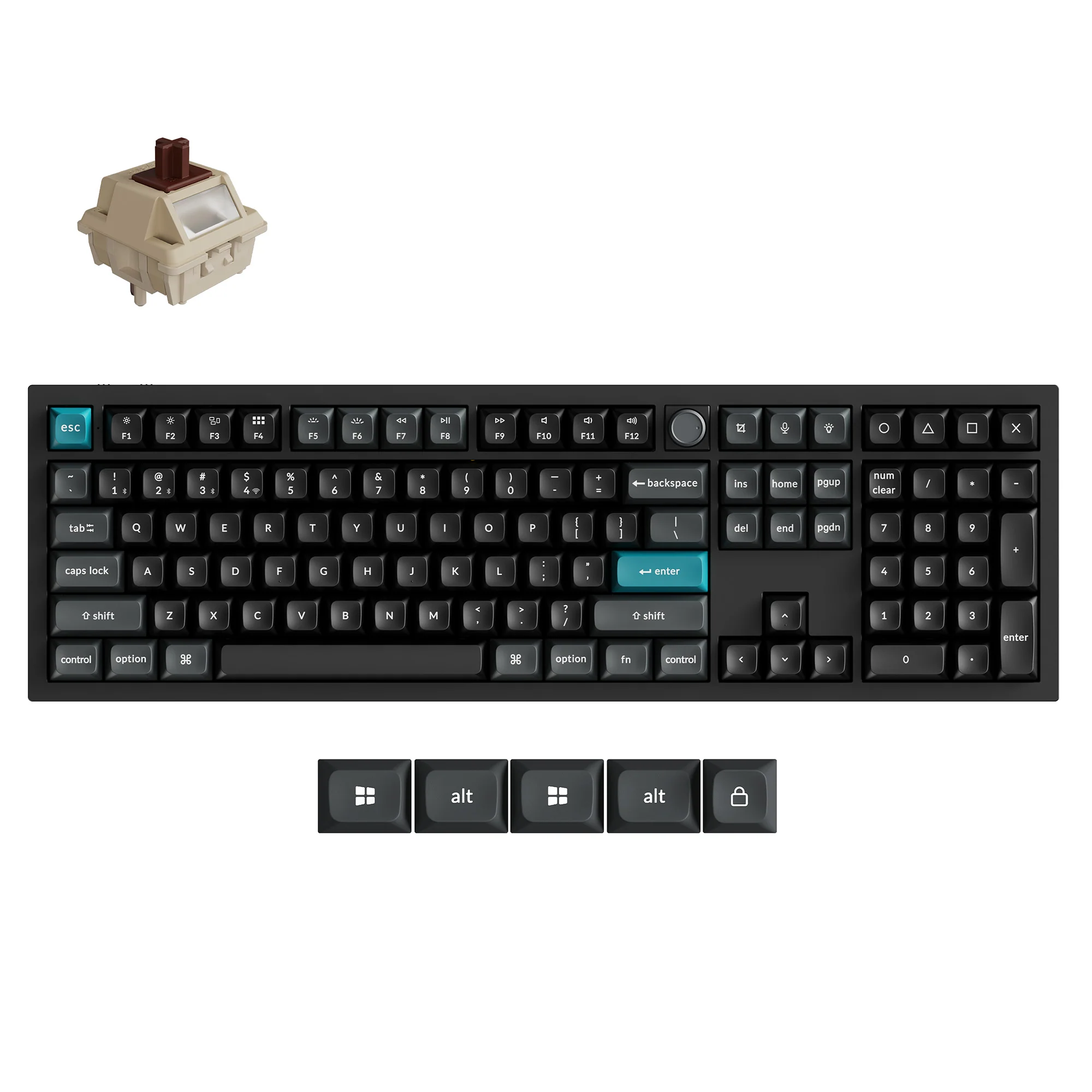 Keychron Q6 Ultra 8K langaton custom-mekaaninen näppäimistö