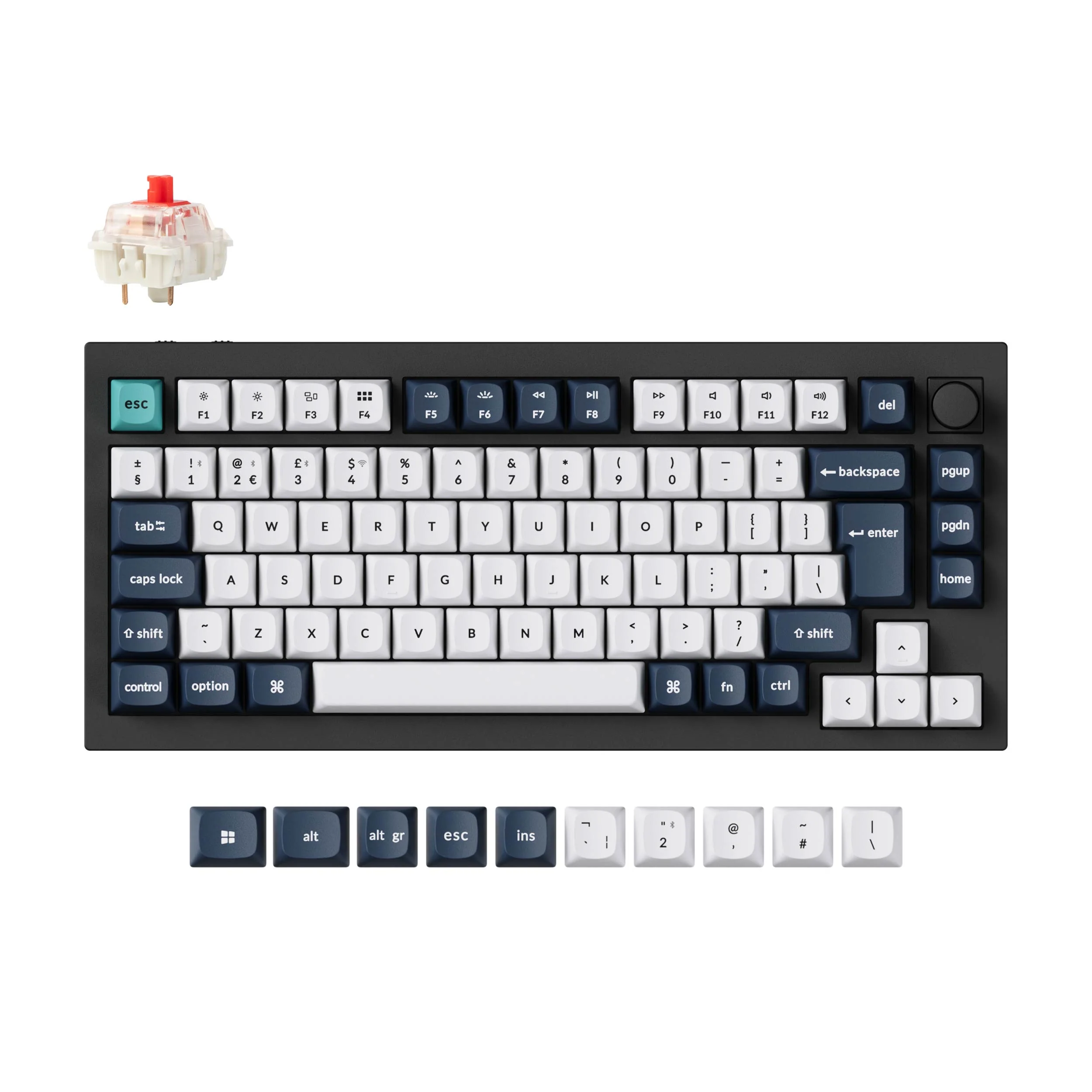Keychron Q1 Max QMK/VIA Teclado mecánico inalámbrico personalizado Colección ISO