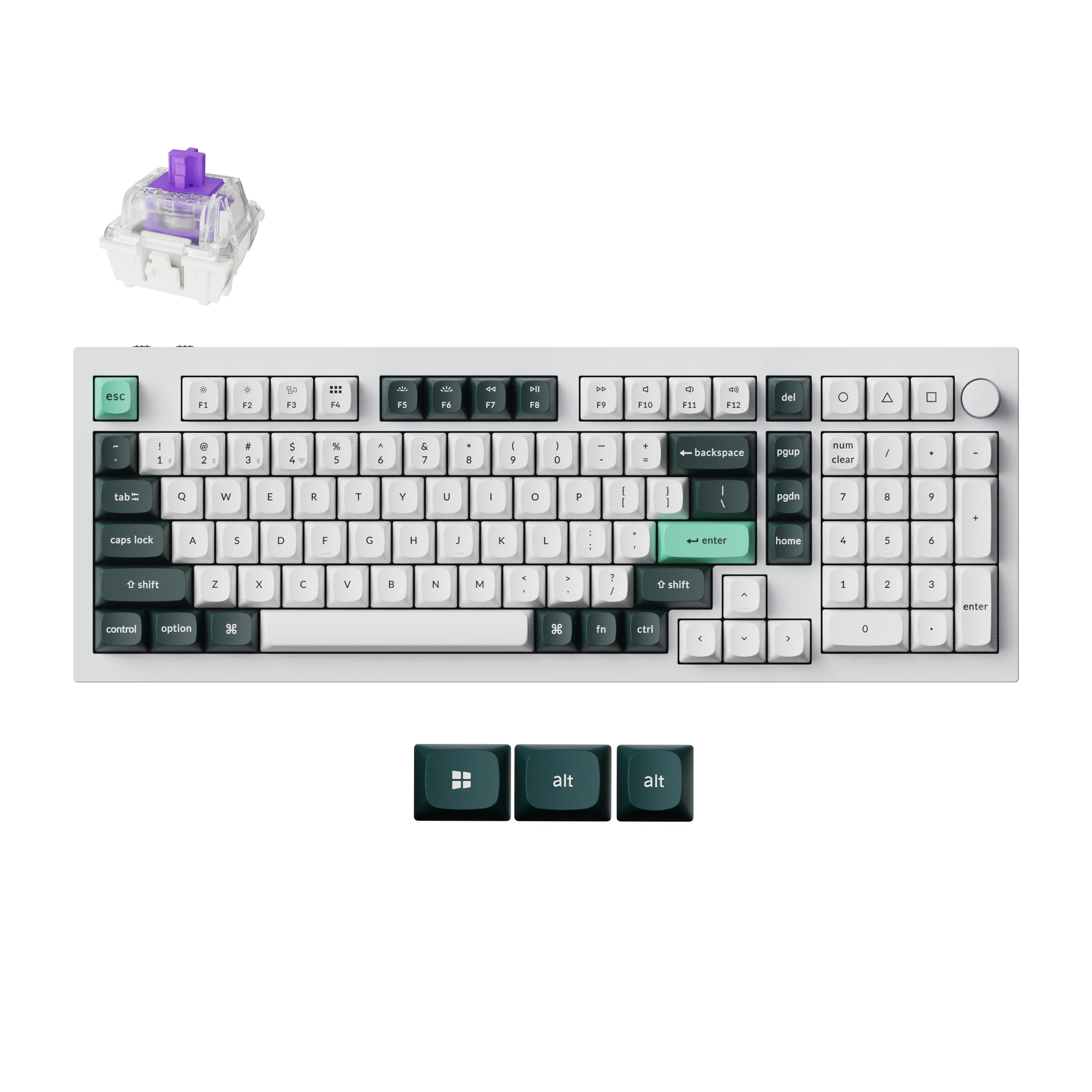 Keychron Q5 HE QMK langaton custom-näppäimistö