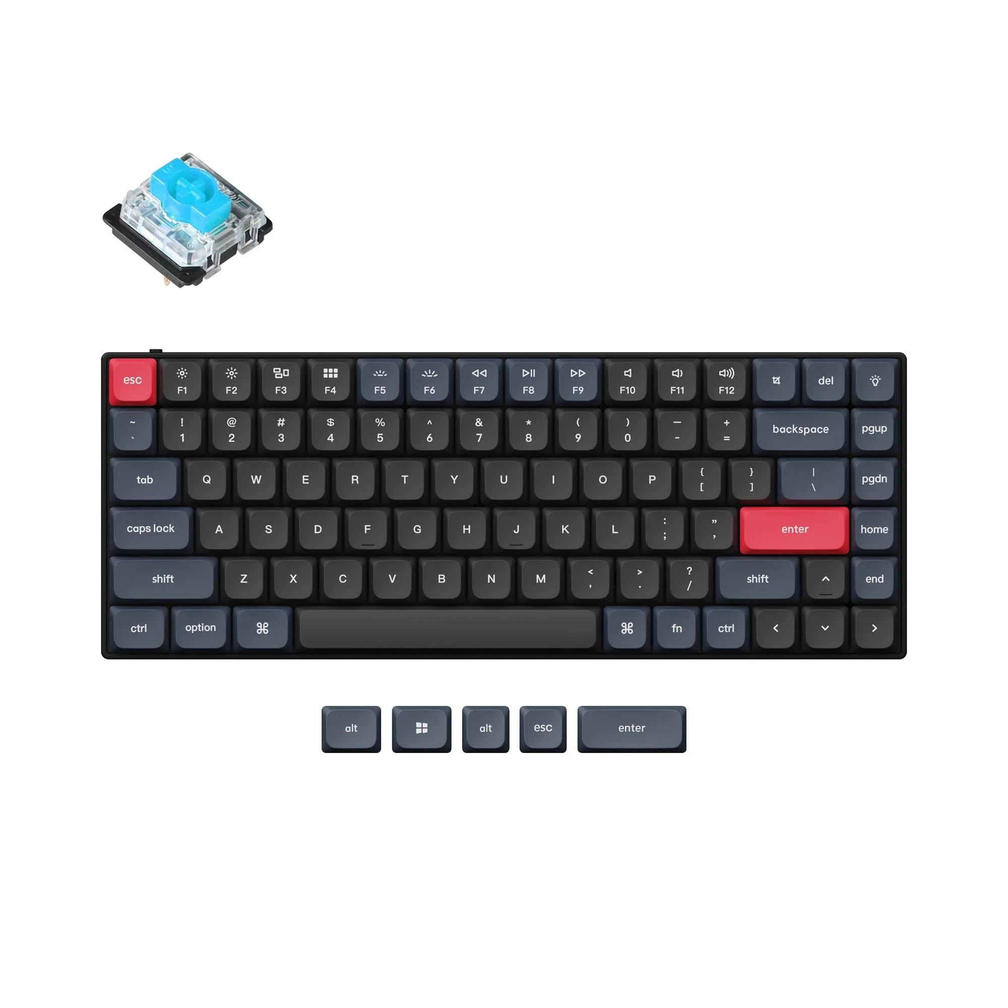 Teclado Mecânico Personalizado QMK Keychron S1