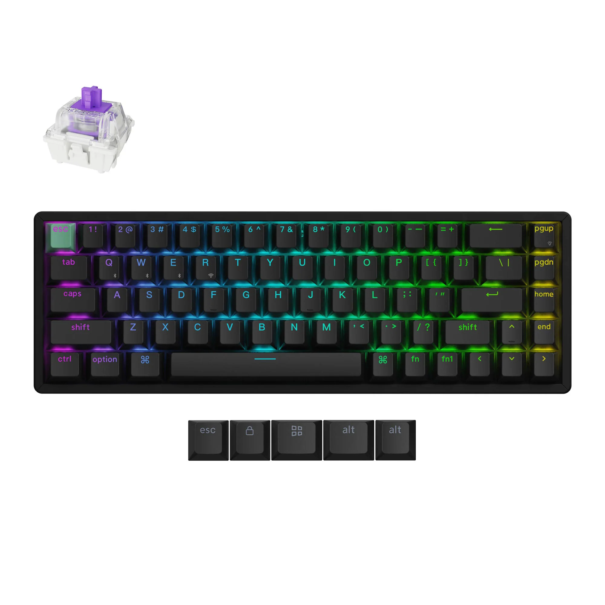 Keychron K6 HE Teclado inalámbrico con interruptor magnético