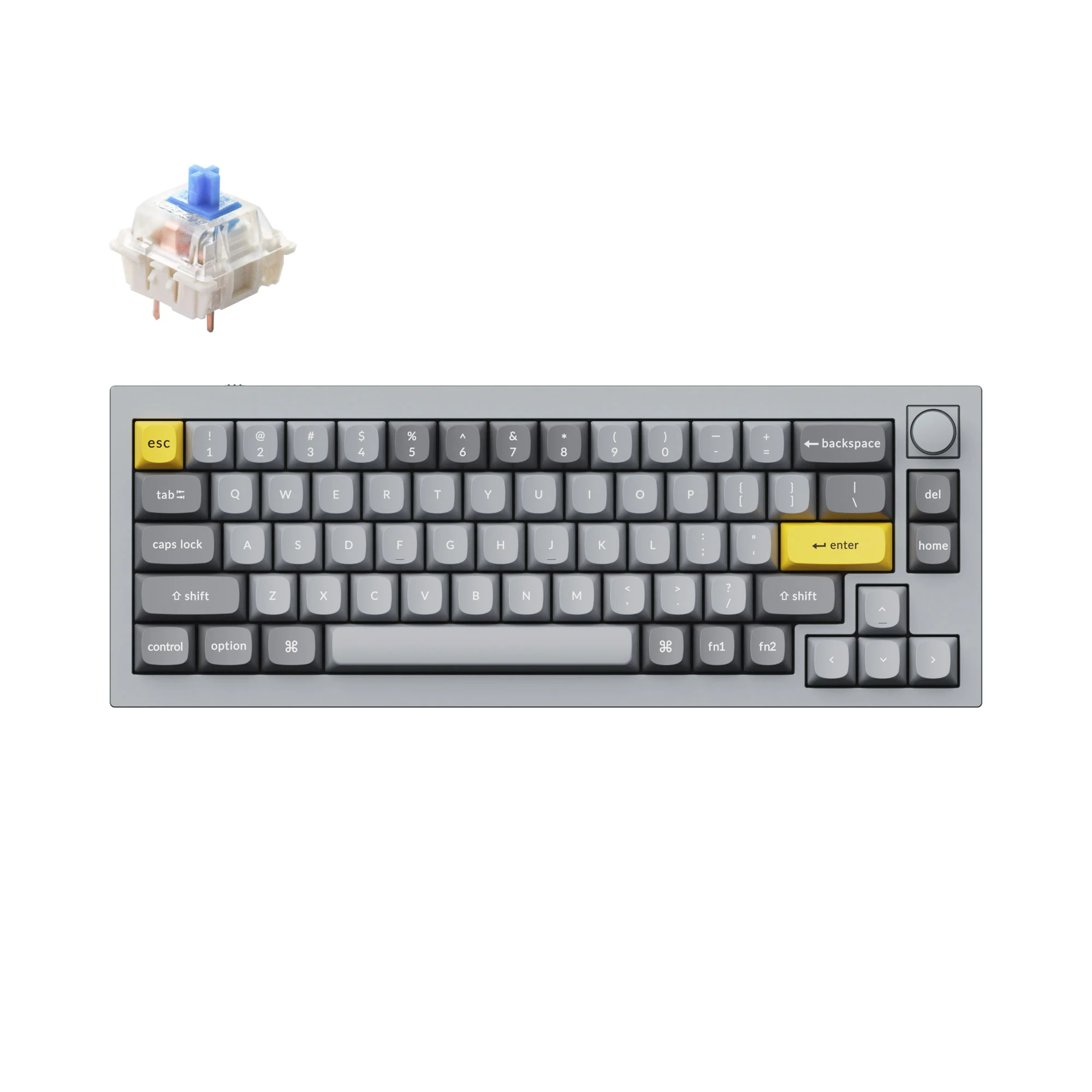 Teclado Mecânico Customizado QMK Keychron Q2