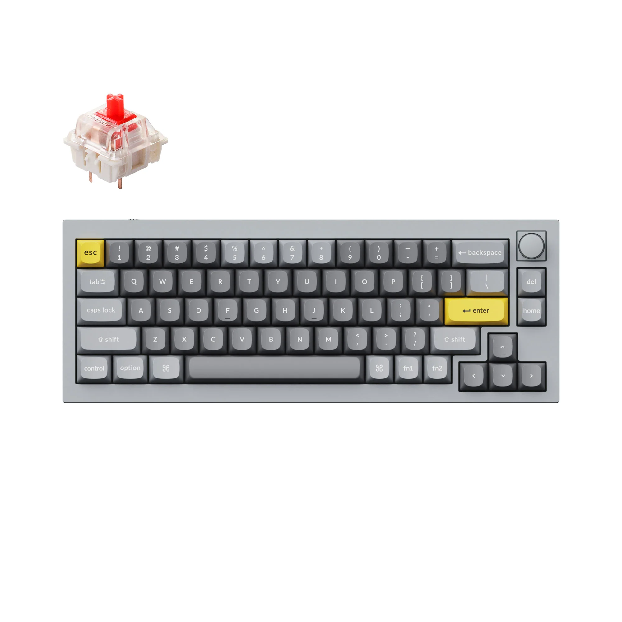 Teclado Mecânico Customizado QMK Keychron Q2