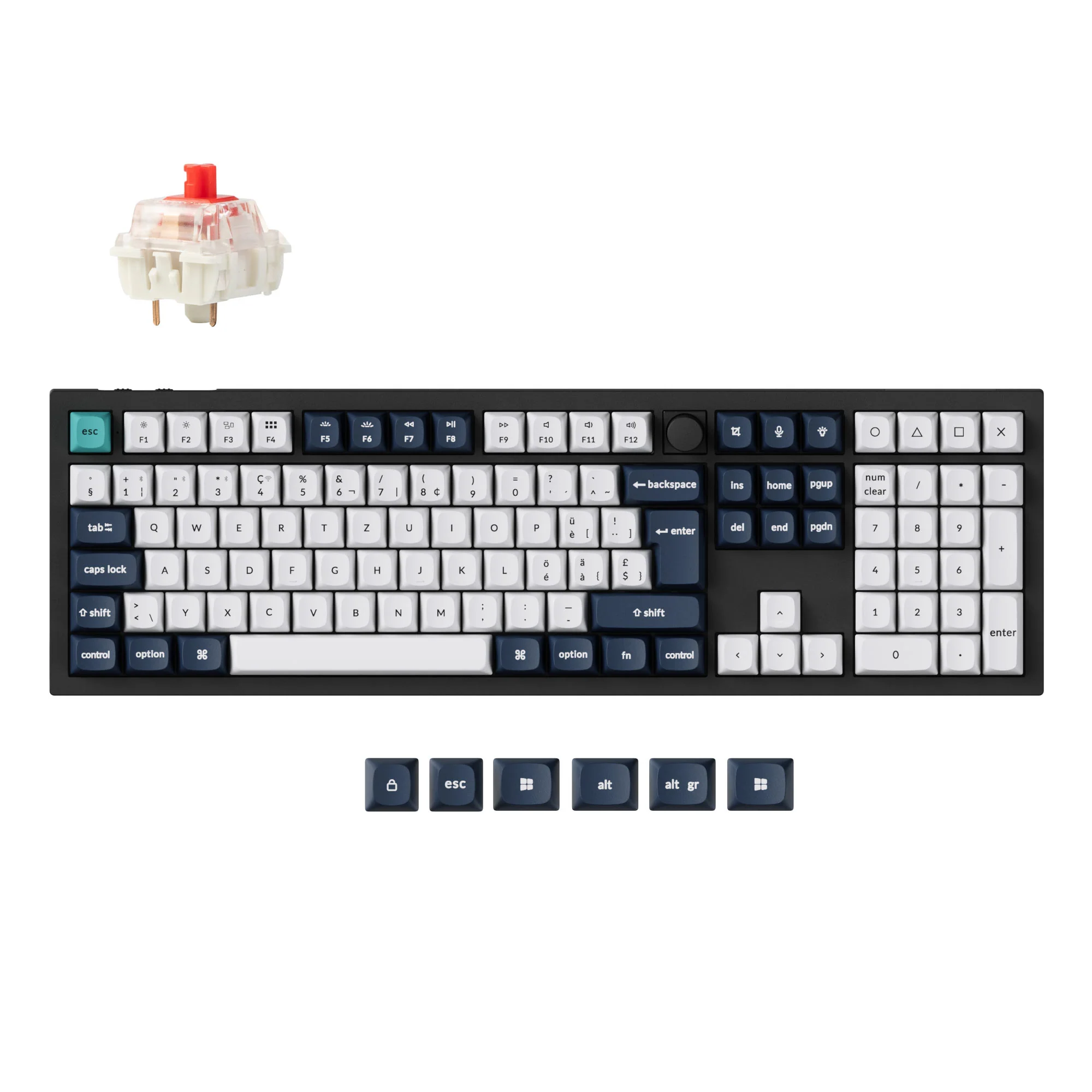 Keychron Q6 Max QMK/VIA Teclado mecánico inalámbrico personalizado Colección ISO