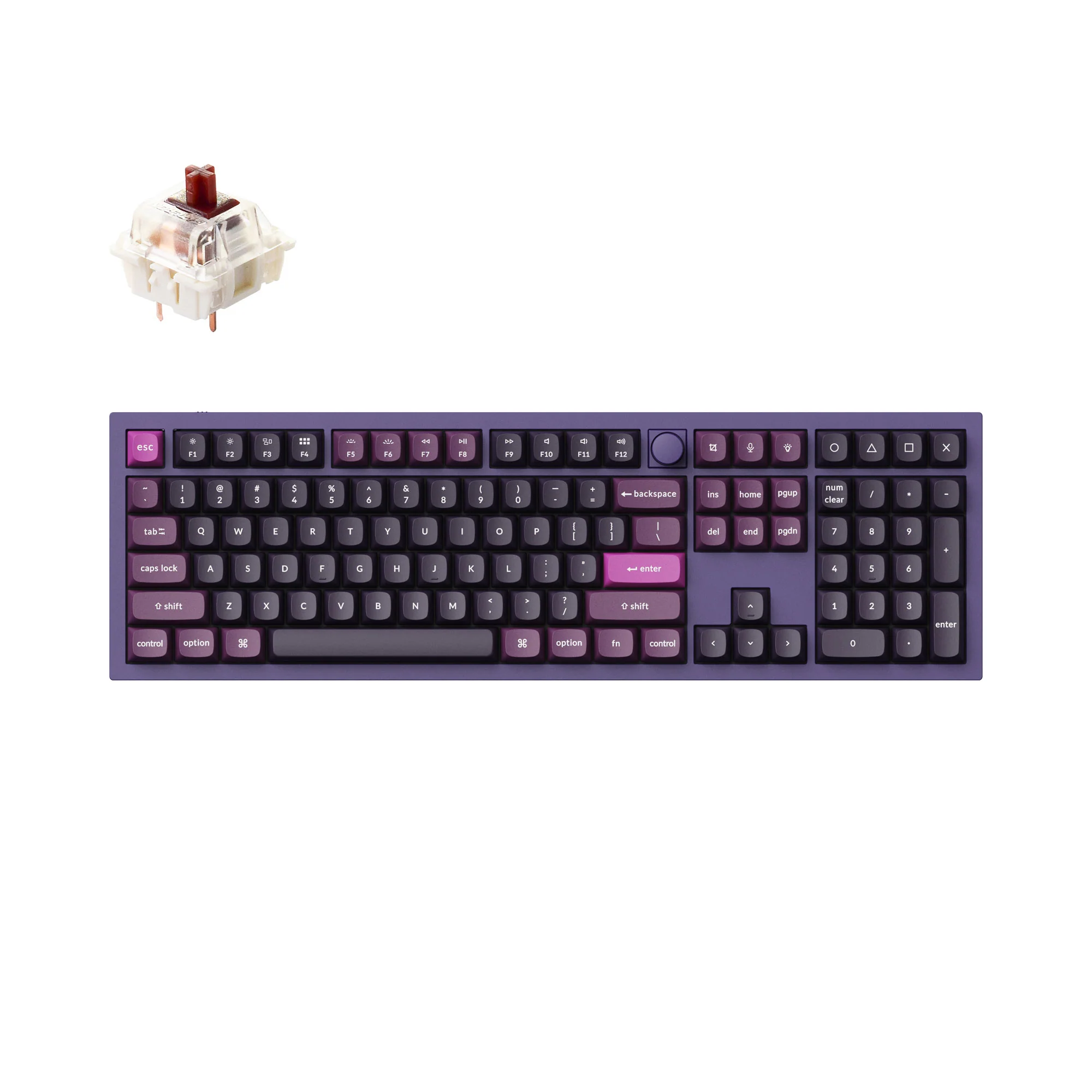 Teclado mecánico personalizado QMK Keychron Q6