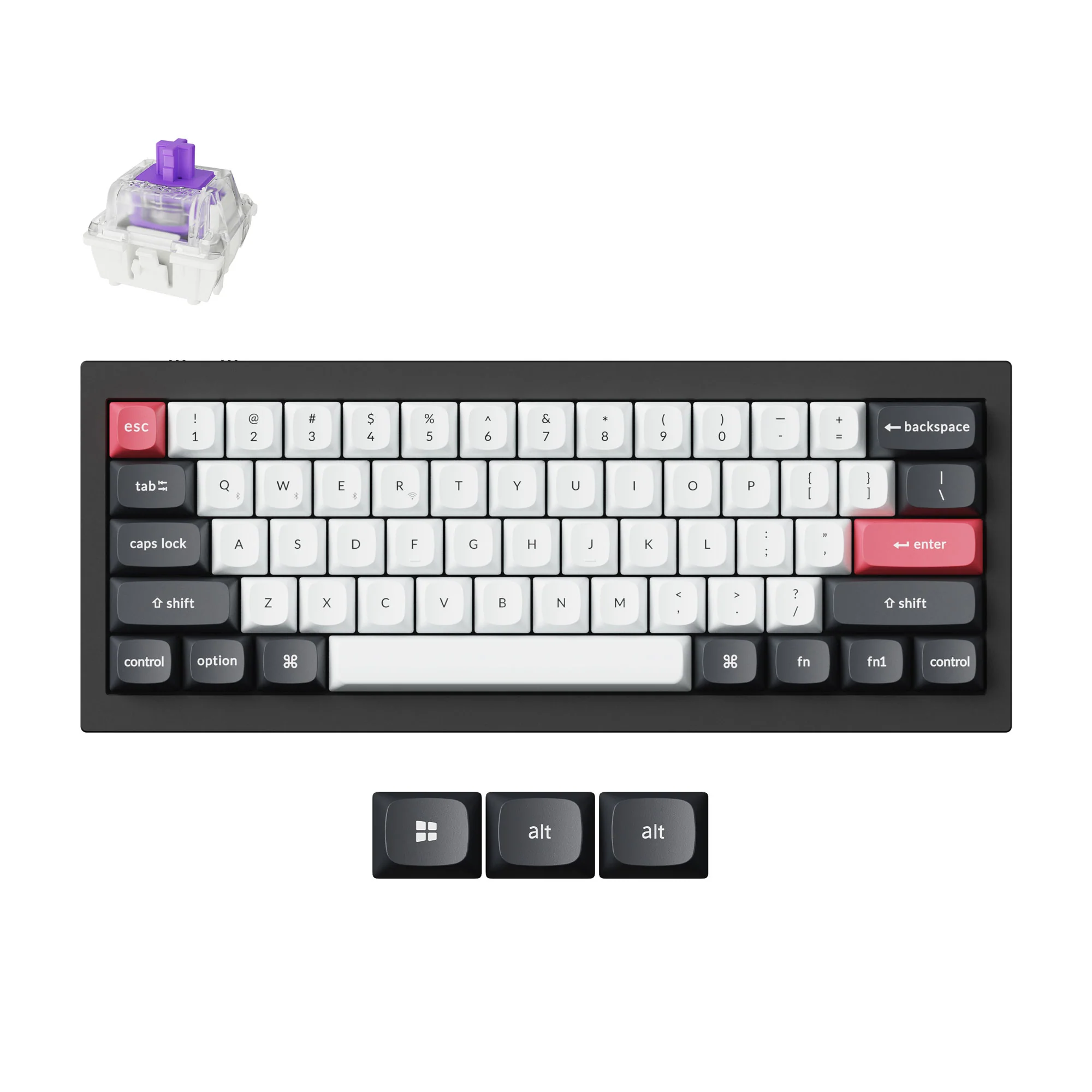 Keychron Q4 HE Clavier sans fil personnalisé QMK